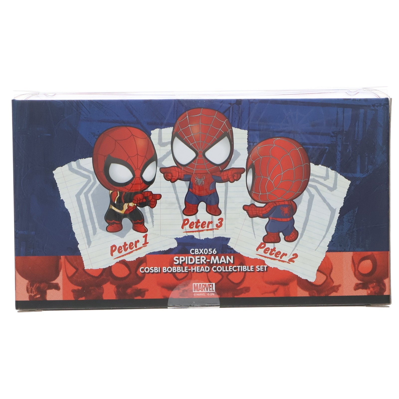 【中古即納】[FIG] Cosbi(コスビ) サイズS スパイダーマン(3体セット) スパイダーマン:ノー・ウェイ・ホーム 完成品 フィギュア(CBX056) ホットトイズ(20221031)