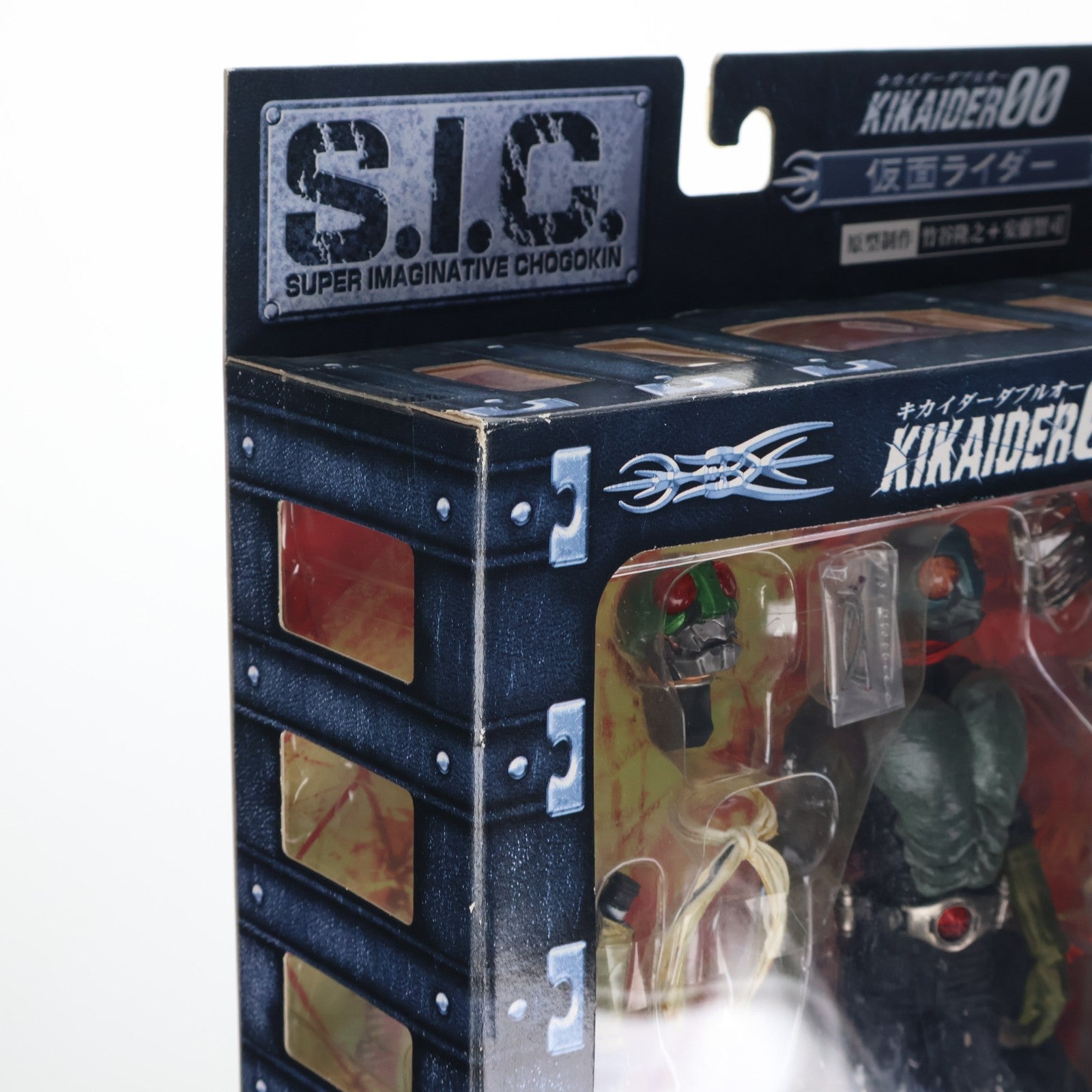 【中古即納】[FIG] S.I.C. VOL.7 仮面ライダー1号 KIKAIDER00(キカイダーダブルオー) 完成品 可動フィギュア バンダイ(20000201)