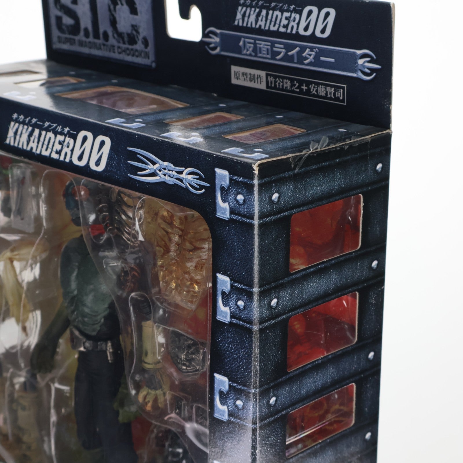 【中古即納】[FIG] S.I.C. VOL.7 仮面ライダー1号 KIKAIDER00(キカイダーダブルオー) 完成品 可動フィギュア バンダイ(20000201)