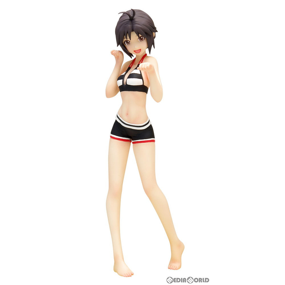 【中古即納】[FIG] BEACH QUEENS(ビーチクイーンズ) 菊地真(きくちまこと) アイドルマスター(THE IDOLM@STER) 1/10 完成品 フィギュア(NF-221) ウェーブ(WAVE)(20130619)