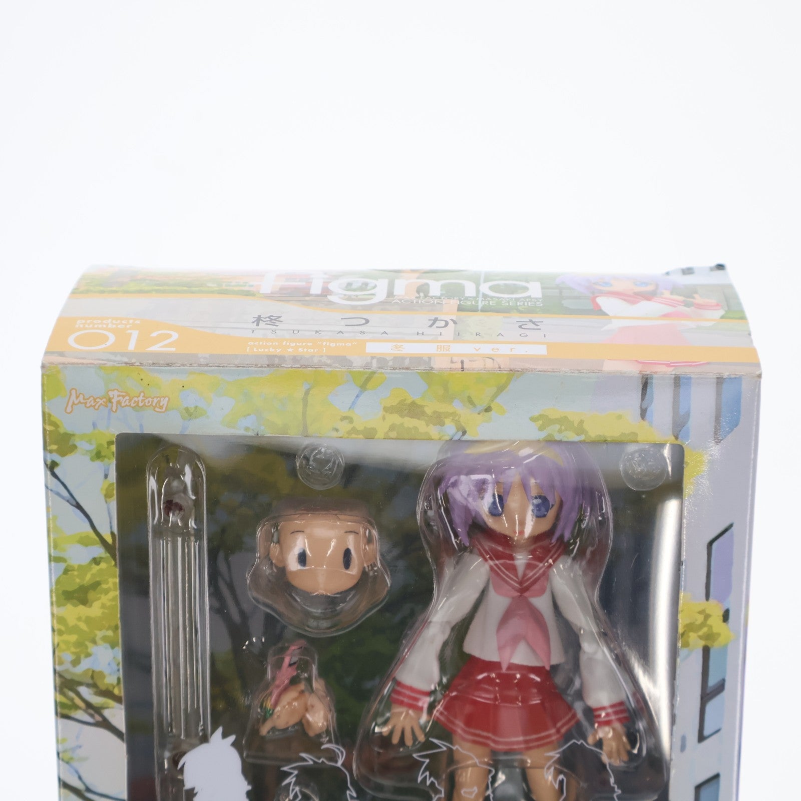 【中古即納】[FIG] figma(フィグマ) 012 柊つかさ(ひいらぎつかさ) 冬服ver. TVアニメ らき☆すた 完成品 可動フィギュア マックスファクトリー(20080829)