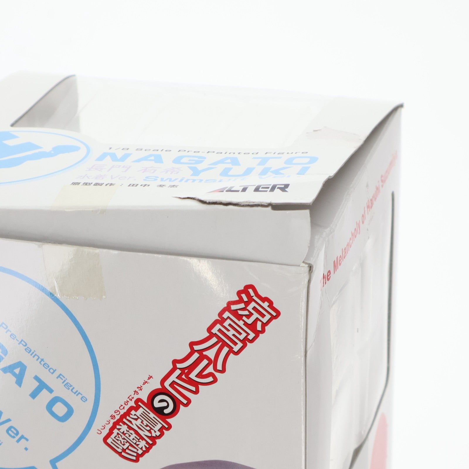 【中古即納】[FIG] 長門有希(ながとゆき) 水着Ver. 涼宮ハルヒの憂鬱 1/8 完成品 フィギュア アルター(20080331)