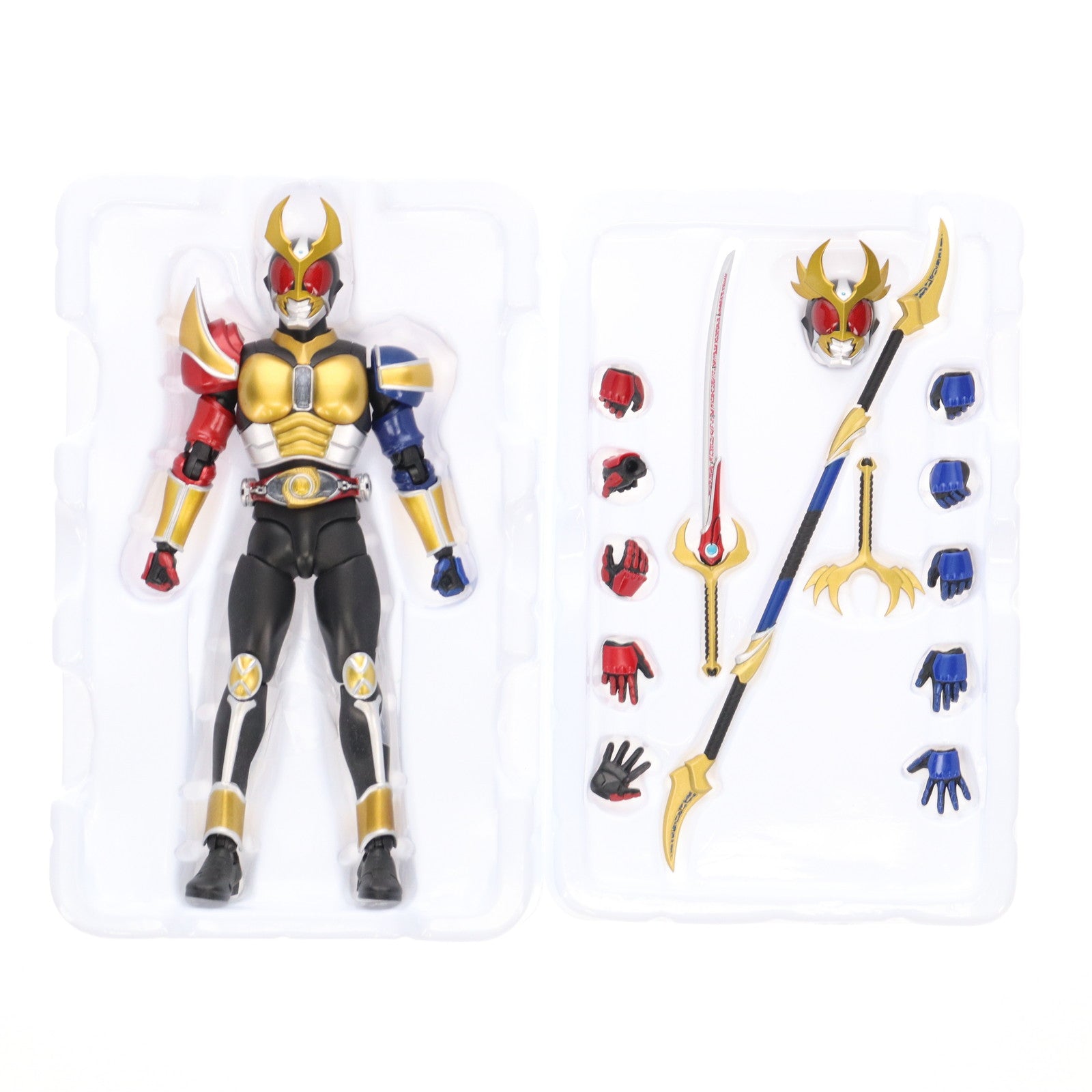 【中古即納】[FIG] 魂ウェブ商店限定 S.H.Figuarts(フィギュアーツ) 真骨彫製法 仮面ライダーアギト トリニティフォーム 完成品 可動フィギュア バンダイスピリッツ(20230417)