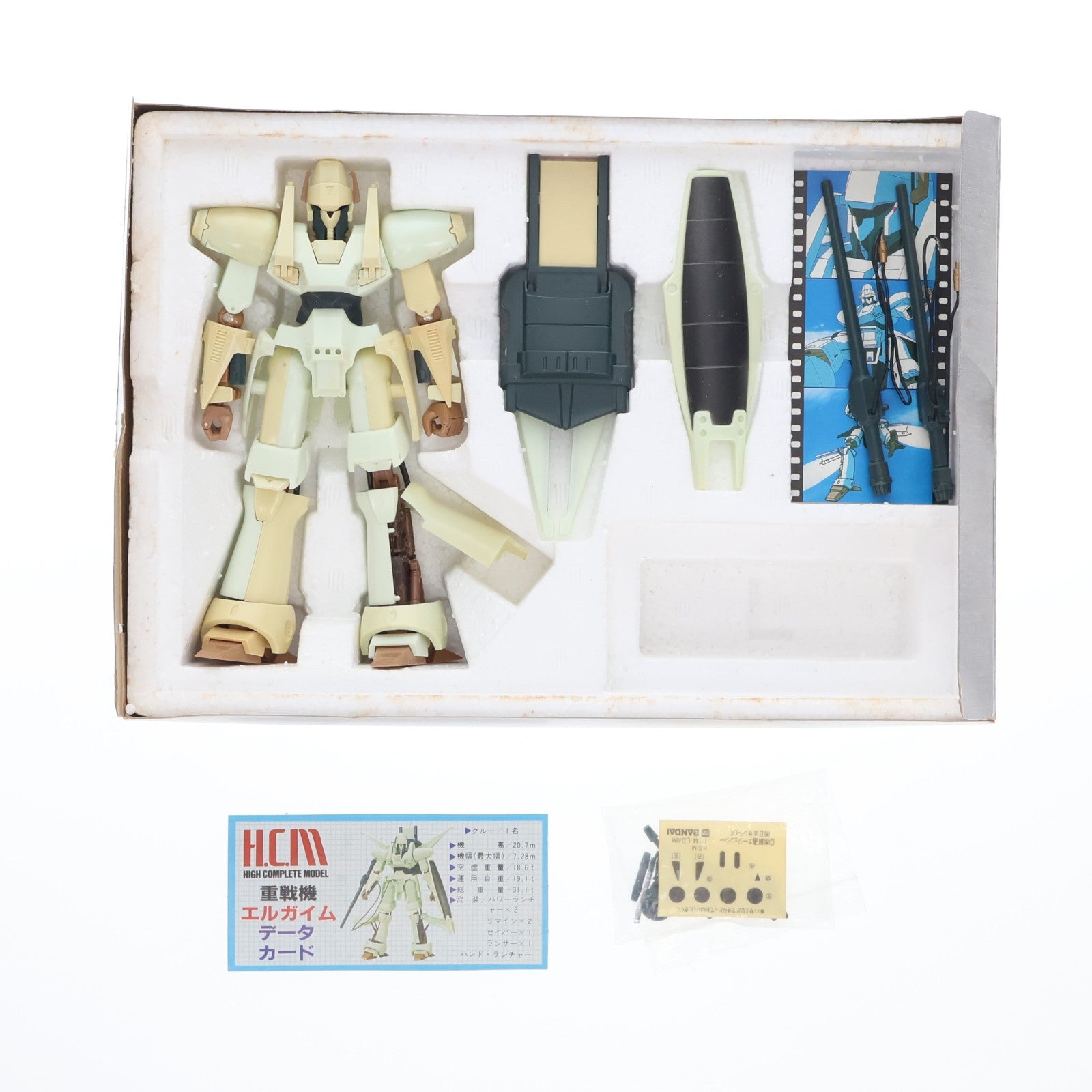 【中古即納】[FIG] SUPER HCM-11 HM-LM-MK-1 ヘビーメタル エルガイムMk-I 重戦機エルガイム 完成品 可動フィギュア バンダイ(19991231)