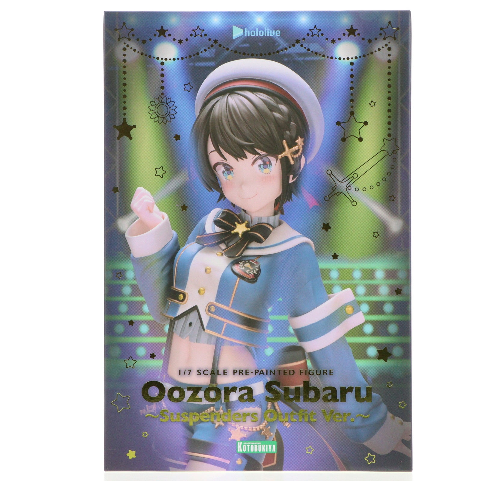 【中古即納】[FIG] コトブキヤショップ限定特典付属 大空スバル(おおぞらすばる) ～サスペンダー衣装Ver.～ ホロライブプロダクション 1/7 完成品 フィギュア(PV213) コトブキヤ(20250731)