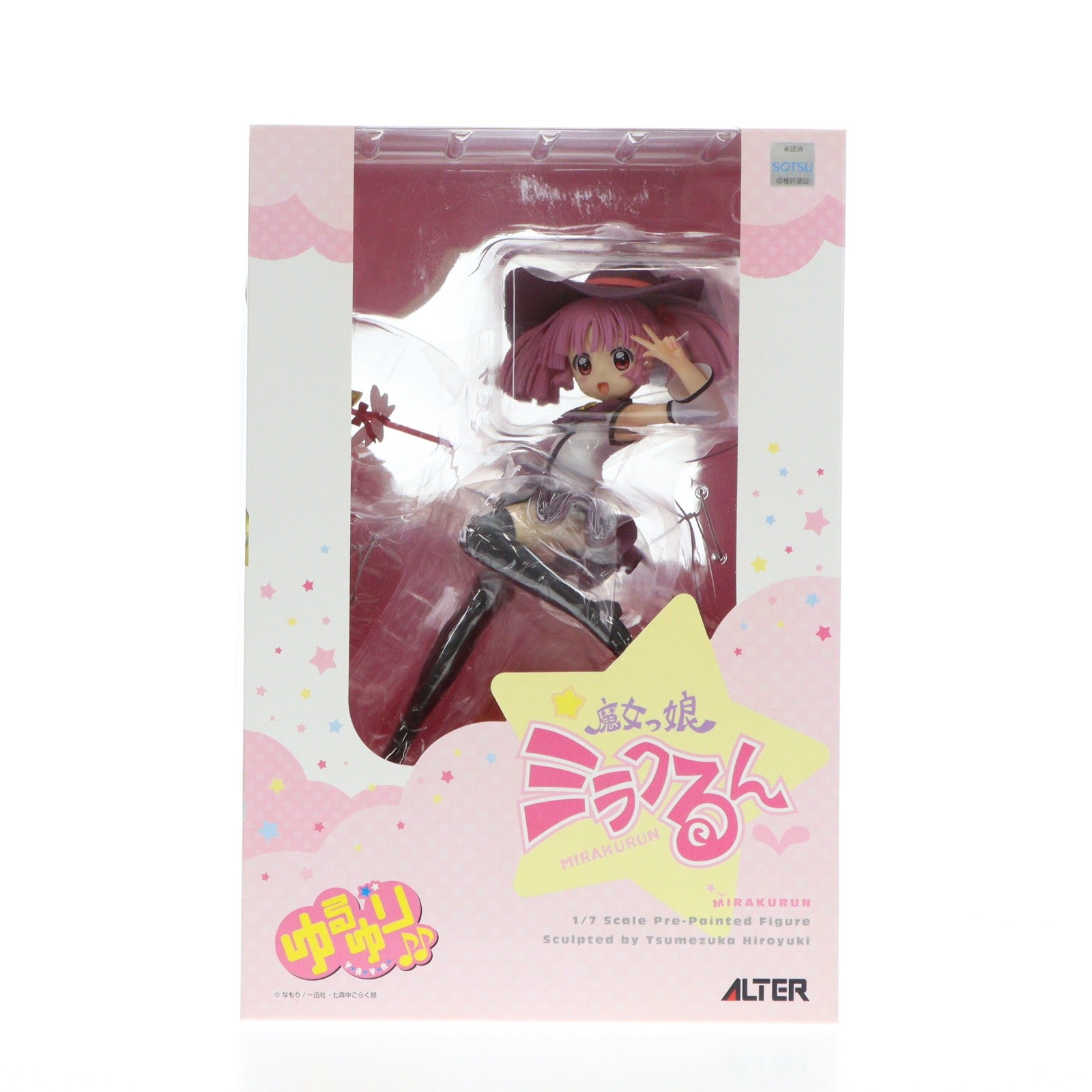 【中古即納】[FIG] 魔女っ娘ミラクるん(Mirakurun) ゆるゆり♪♪ 1/7 完成品 フィギュア アルター(20130410)