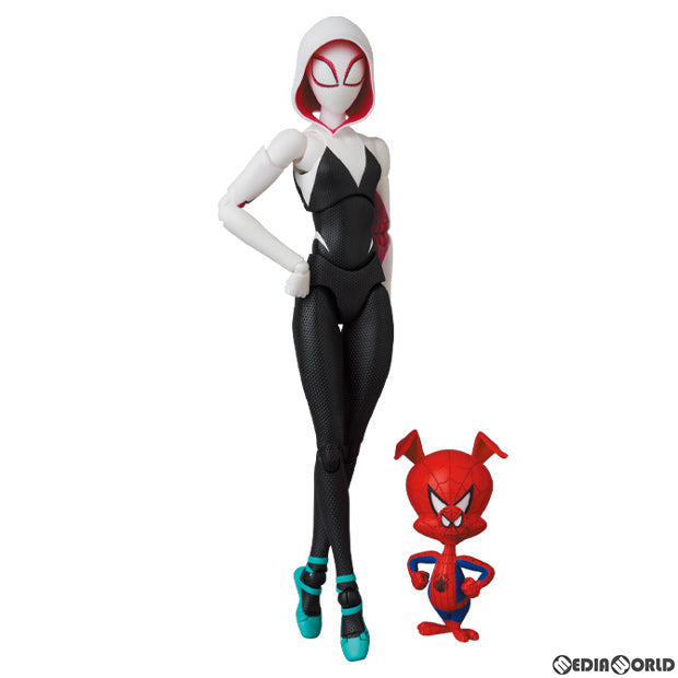 【中古即納】[FIG] マフェックス No.134 MAFEX SPIDER-GWEN(GWEN STACY)(スパイダーグウェン グウェン・ステイシー) スパイダーマン:スパイダーバース 完成品 可動フィギュア メディコム・トイ(20210926)