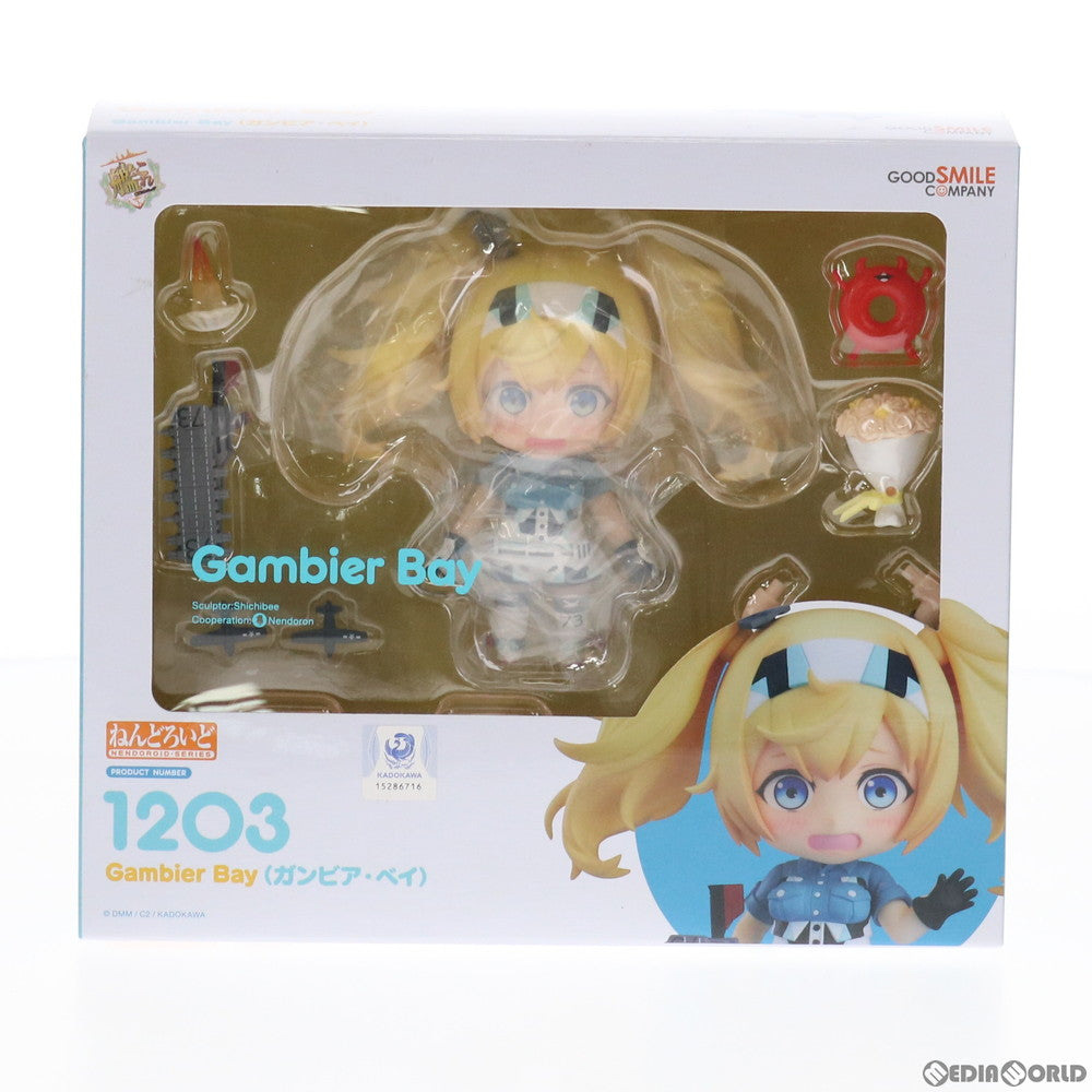 【中古即納】[FIG] ねんどろいど 1203 Gambier Bay(ガンビア・ベイ) 艦隊これくしょん -艦これ- 完成品 可動フィギュア グッドスマイルカンパニー(20200425)