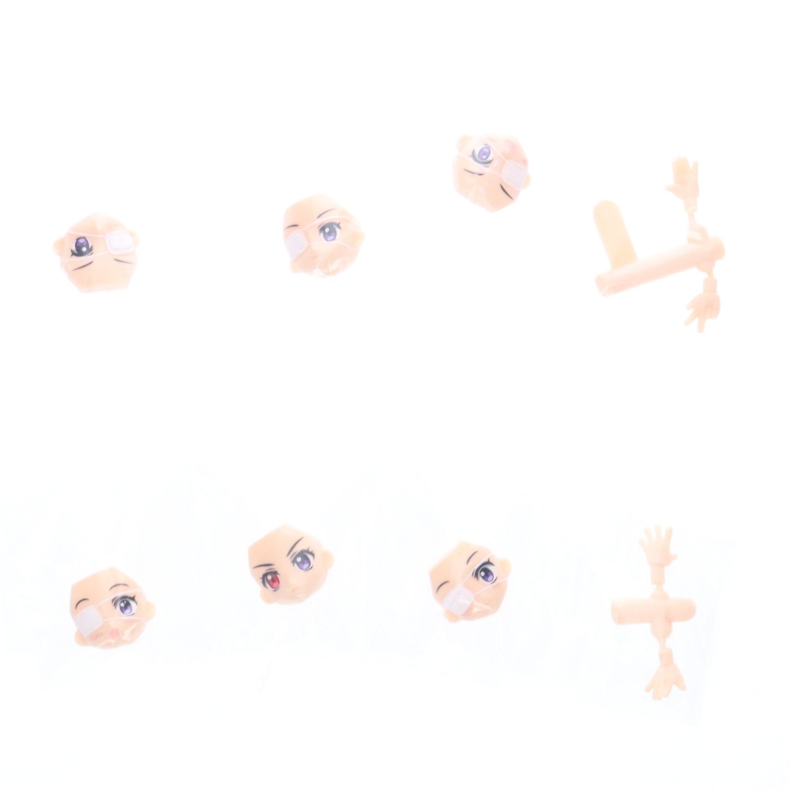 【中古即納】[FIG] プレミアムバンダイ限定 AQUA SHOOTERS!(アクアシューターズ) フェイスパーツセット07 フィギュア用アクセサリ バンダイ(20220317)