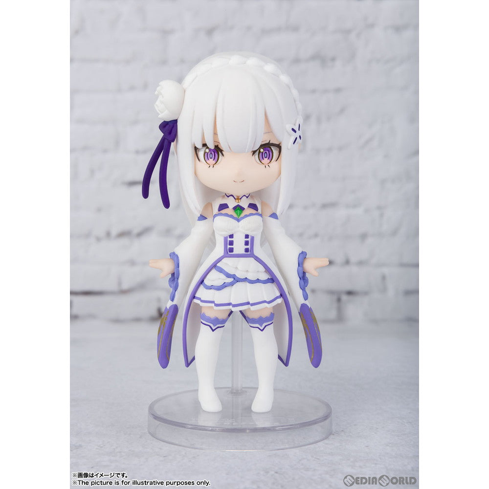 【中古即納】[FIG] Figuarts mini(フィギュアーツミニ) エミリア Re:ゼロから始める異世界生活 完成品 可動フィギュア バンダイスピリッツ(20210320)