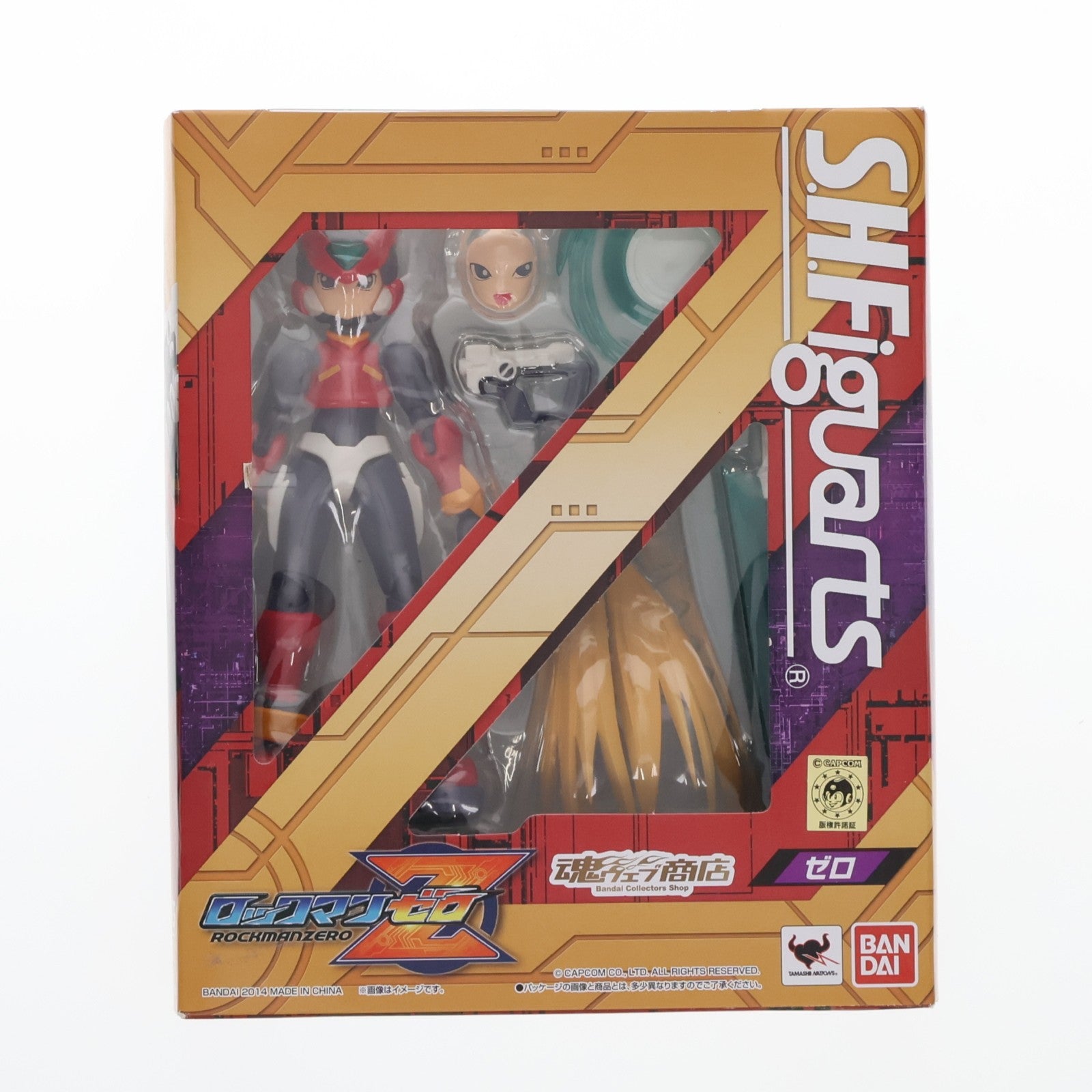 【中古即納】[FIG] 魂ウェブ商店限定 S.H.Figuarts(フィギュアーツ) ゼロ ロックマンゼロ 完成品 可動フィギュア バンダイ(20141031)