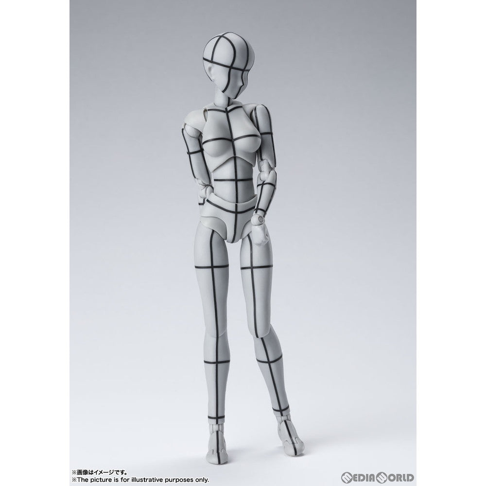 【中古即納】[FIG] S.H.Figuarts(フィギュアーツ) ボディちゃん -ワイヤーフレーム-(Gray Color Ver.) 完成品 可動フィギュア バンダイスピリッツ(20210424)