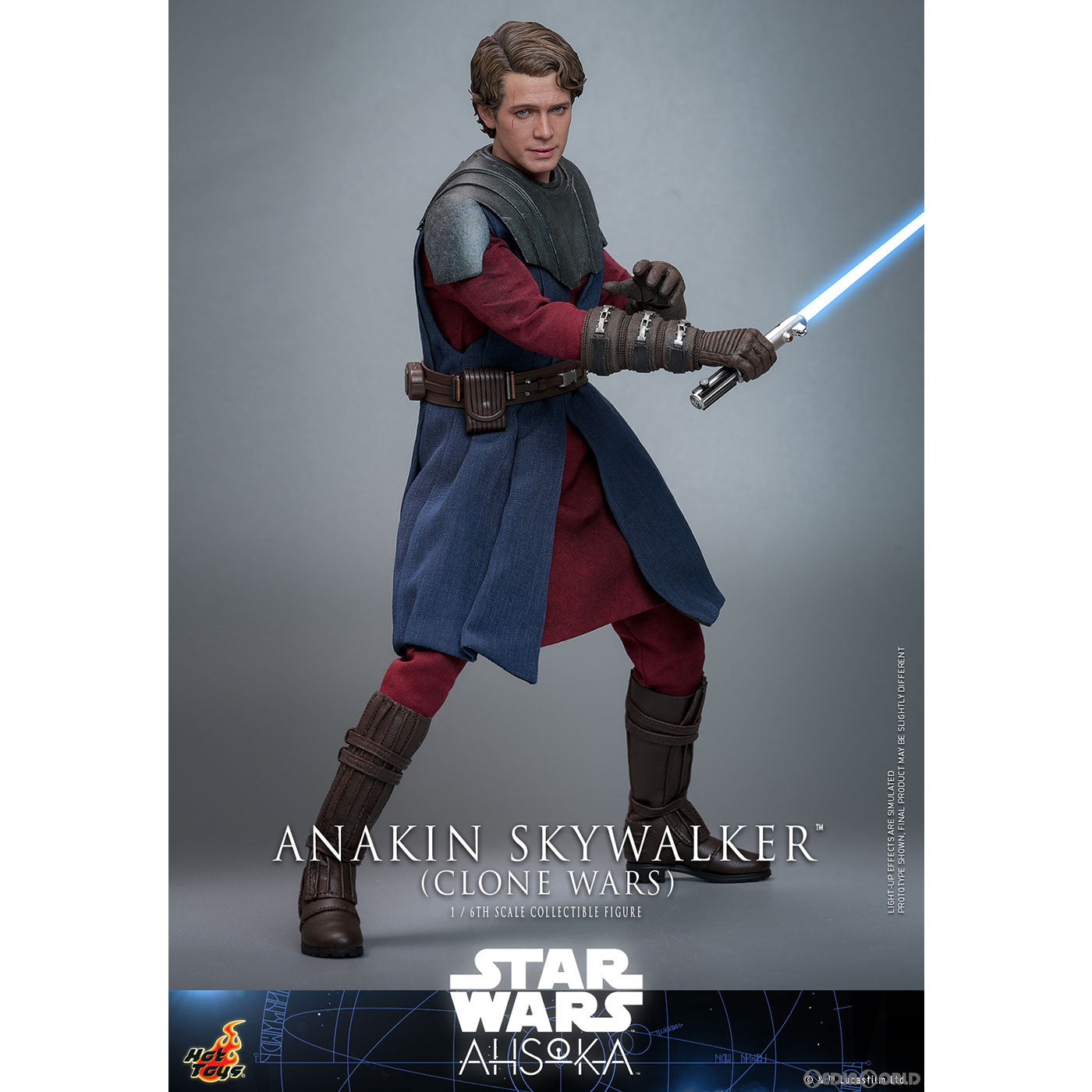 【中古即納】[FIG] テレビ・マスターピース アナキン・スカイウォーカー(クローン戦争) STAR WARS: Ahsoka(スター・ウォーズ:アソーカ) 1/6 完成品 可動フィギュア(TM#129) ホットトイズ(20250331)