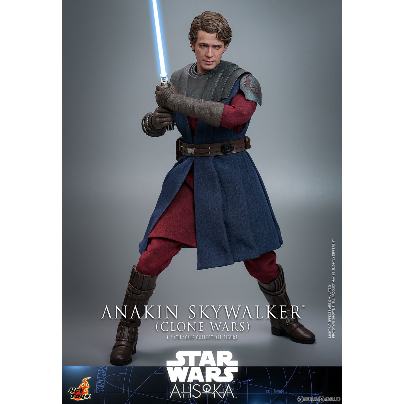 【中古即納】[FIG] テレビ・マスターピース アナキン・スカイウォーカー(クローン戦争) STAR WARS: Ahsoka(スター・ウォーズ:アソーカ) 1/6 完成品 可動フィギュア(TM#129) ホットトイズ(20250331)