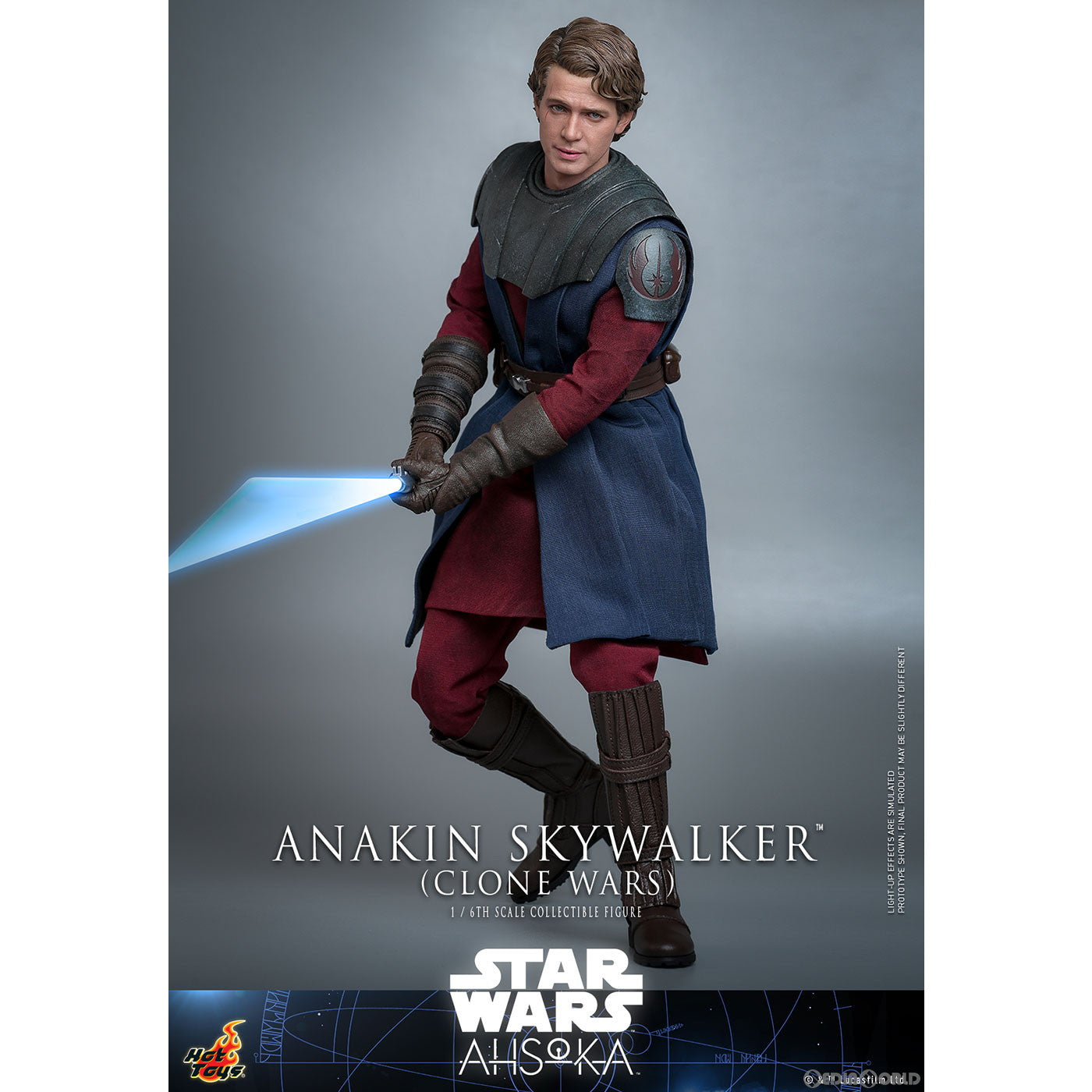 【中古即納】[FIG] テレビ・マスターピース アナキン・スカイウォーカー(クローン戦争) STAR WARS: Ahsoka(スター・ウォーズ:アソーカ) 1/6 完成品 可動フィギュア(TM#129) ホットトイズ(20250331)