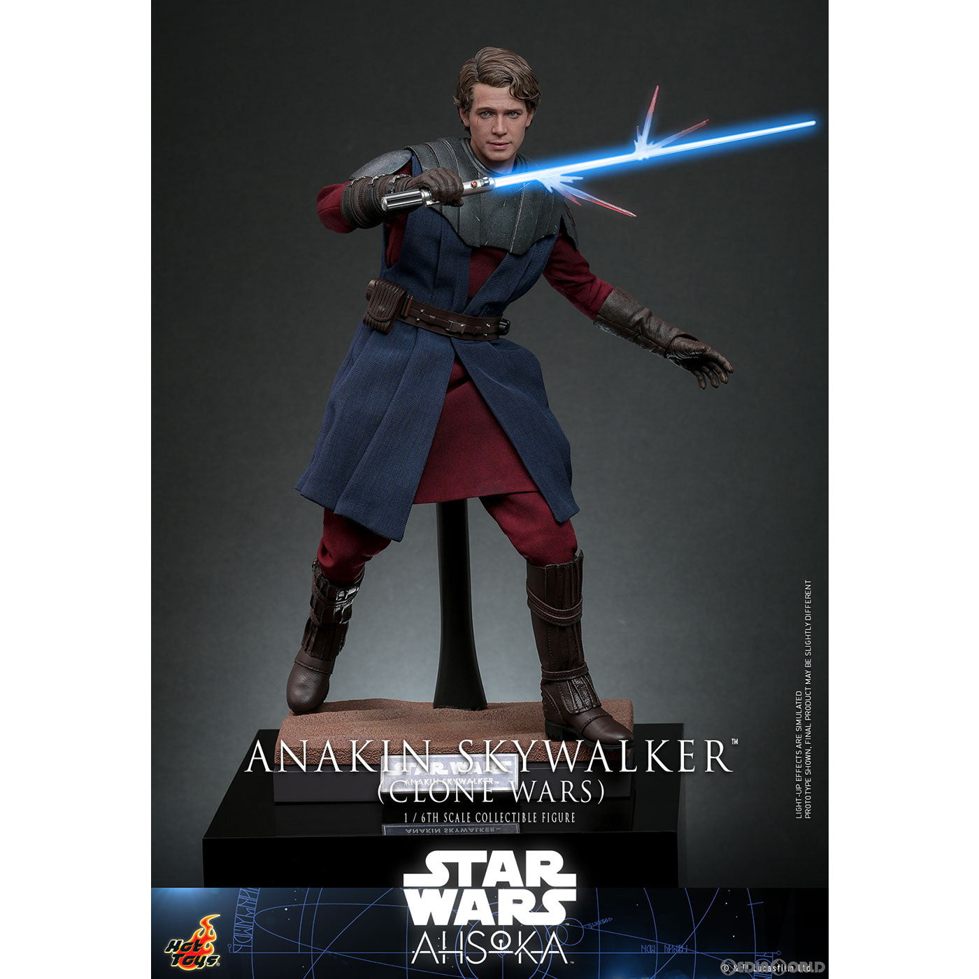 【中古即納】[FIG] テレビ・マスターピース アナキン・スカイウォーカー(クローン戦争) STAR WARS: Ahsoka(スター・ウォーズ:アソーカ) 1/6 完成品 可動フィギュア(TM#129) ホットトイズ(20250331)
