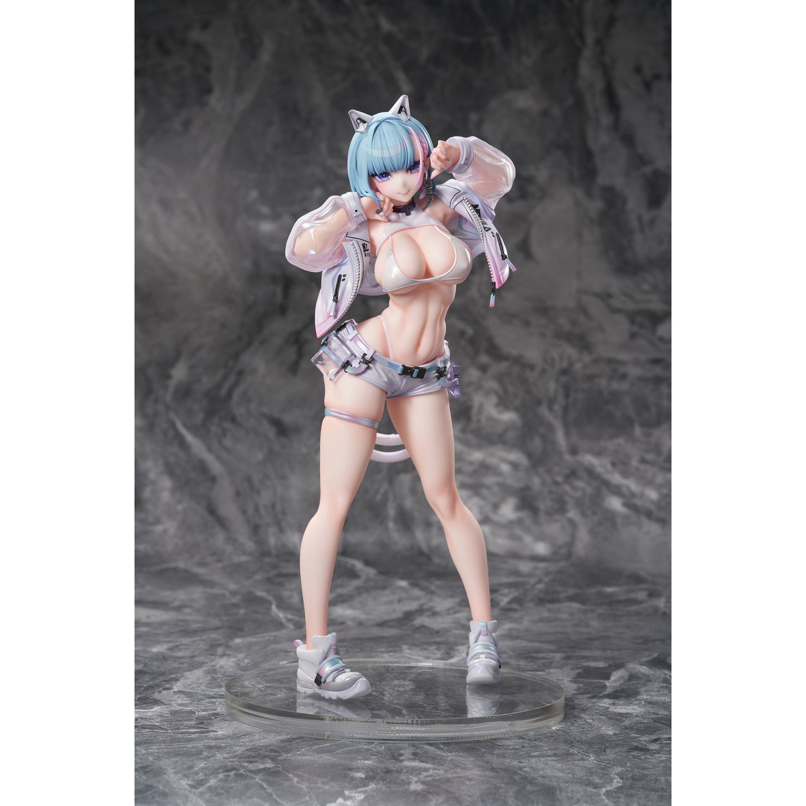 【中古即納】[FIG] アクリルスタンド&アクリルプレート付属 近未来ネコマタ ミウ 豪華版 1/6 完成品 フィギュア Bibi Buttons(20250630)