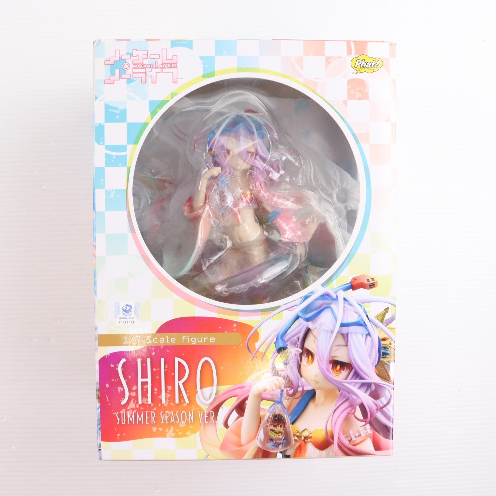 【中古即納】[FIG] 白(しろ) サマーシーズンVer. ノーゲーム・ノーライフ 1/7 完成品 フィギュア Phat!(ファット・カンパニー)(20221109)