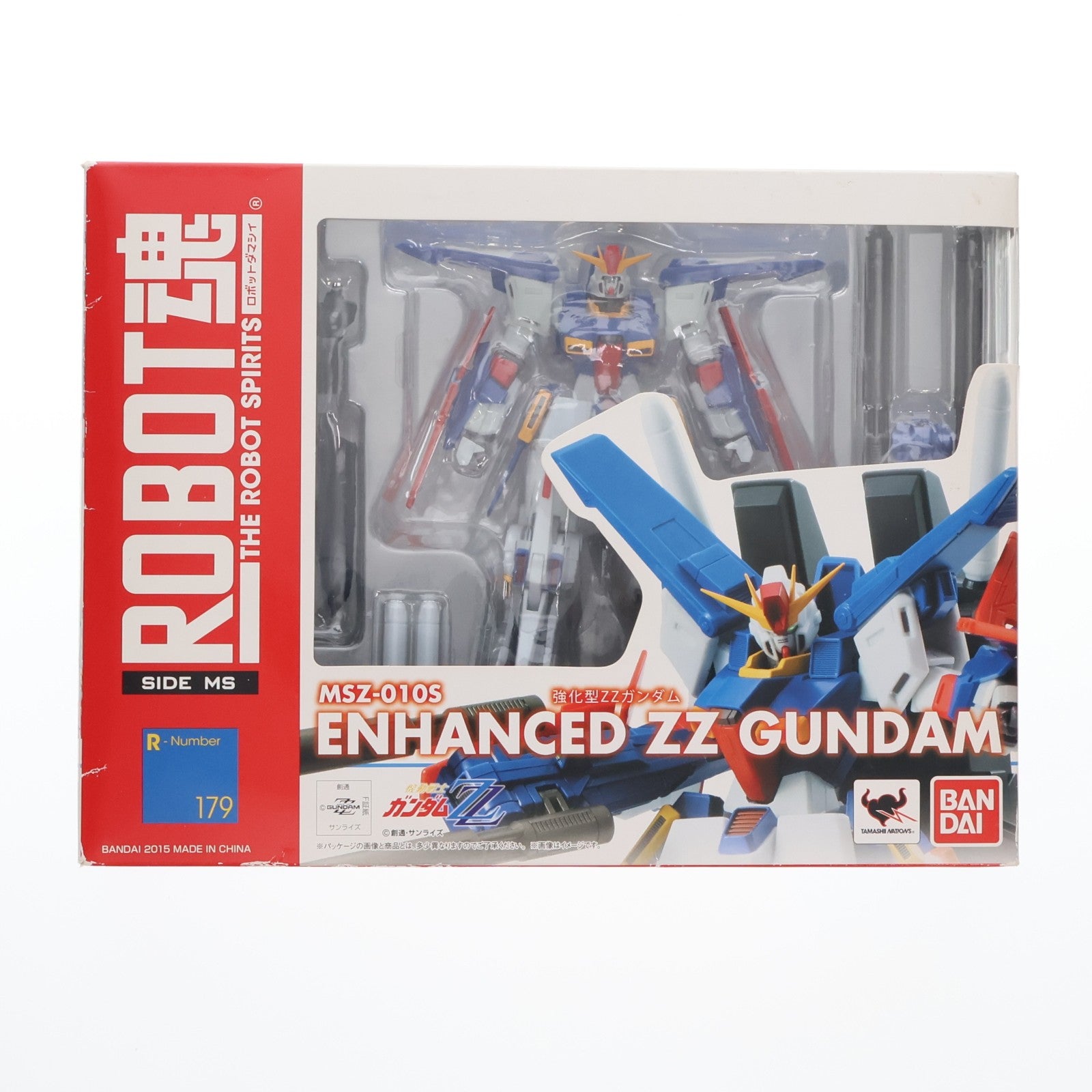 【中古即納】[FIG] ROBOT魂(SIDE MS) 強化型ZZガンダム 機動戦士ガンダムZZ(ダブルゼータ) 完成品 可動フィギュア バンダイ(20150418)