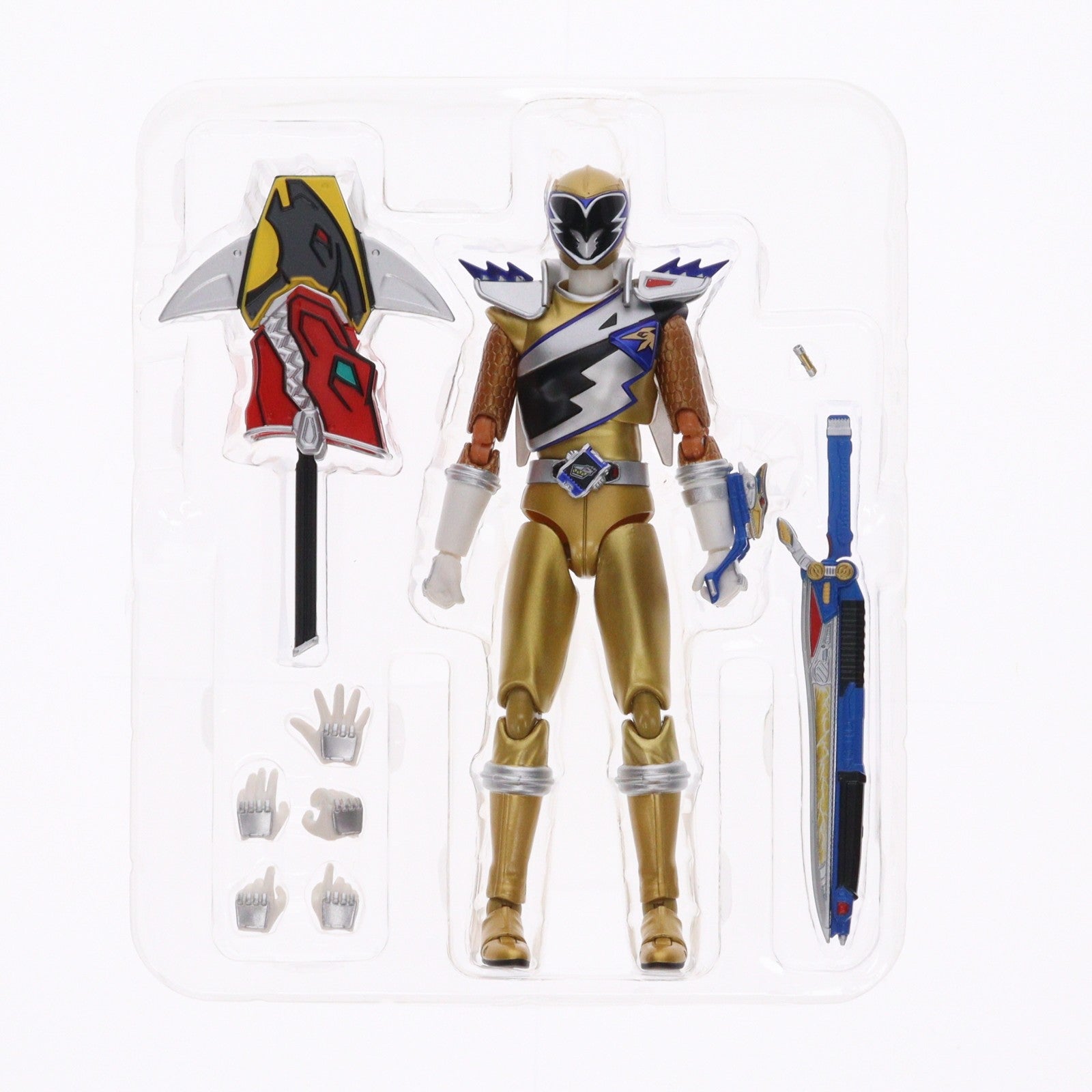 【中古即納】[FIG] 魂ウェブ商店限定 S.H.Figuarts(フィギュアーツ) キョウリュウゴールド 獣電戦隊キョウリュウジャー 完成品 可動フィギュア バンダイ(20140331)
