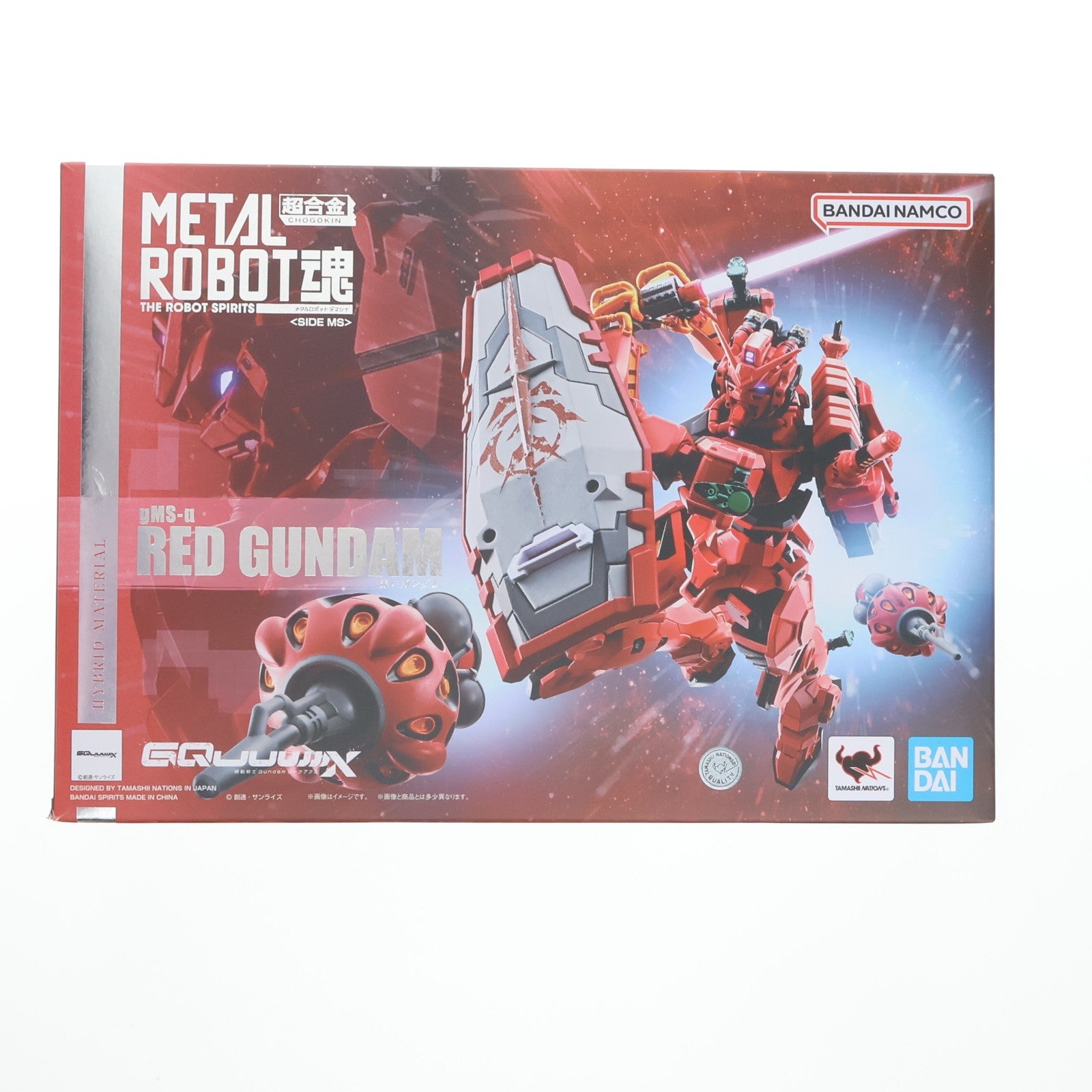 【中古即納】[FIG] METAL ROBOT魂(SIDE MS) 赤いガンダム 機動戦士Gundam GQuuuuuuX(ガンダム ジークアクス) 完成品 可動フィギュア バンダイスピリッツ(20250621)