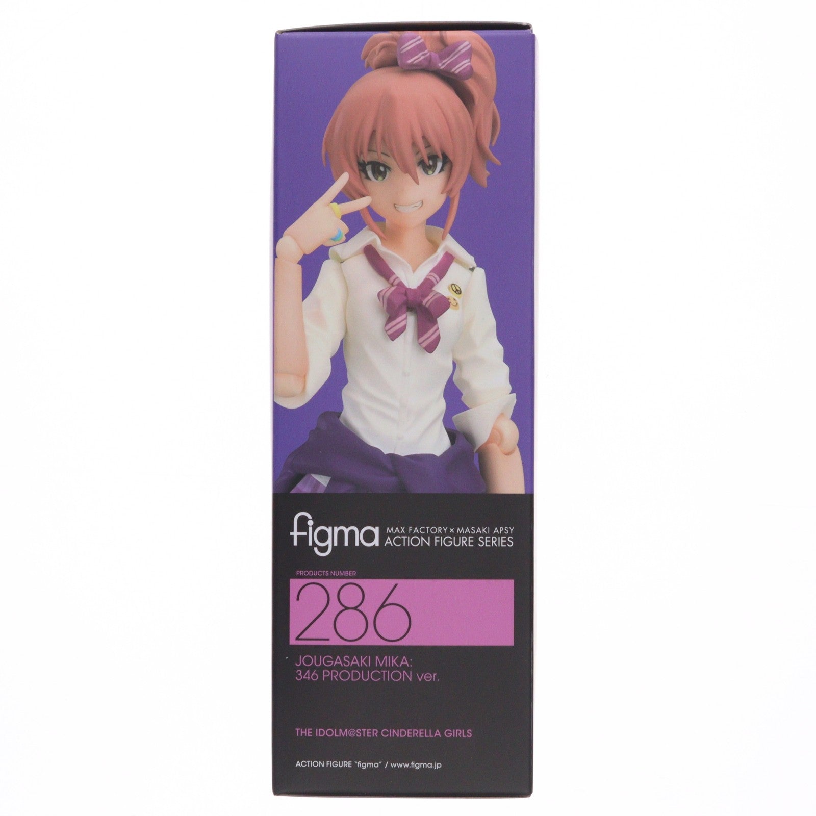 【中古即納】[FIG] GOODSMILE ONLINE SHOP限定特典付属 figma(フィグマ) 286 城ヶ崎美嘉 346プロダクションver. アイドルマスター シンデレラガールズ 完成品 可動フィギュア マックスファクトリー(20160730)