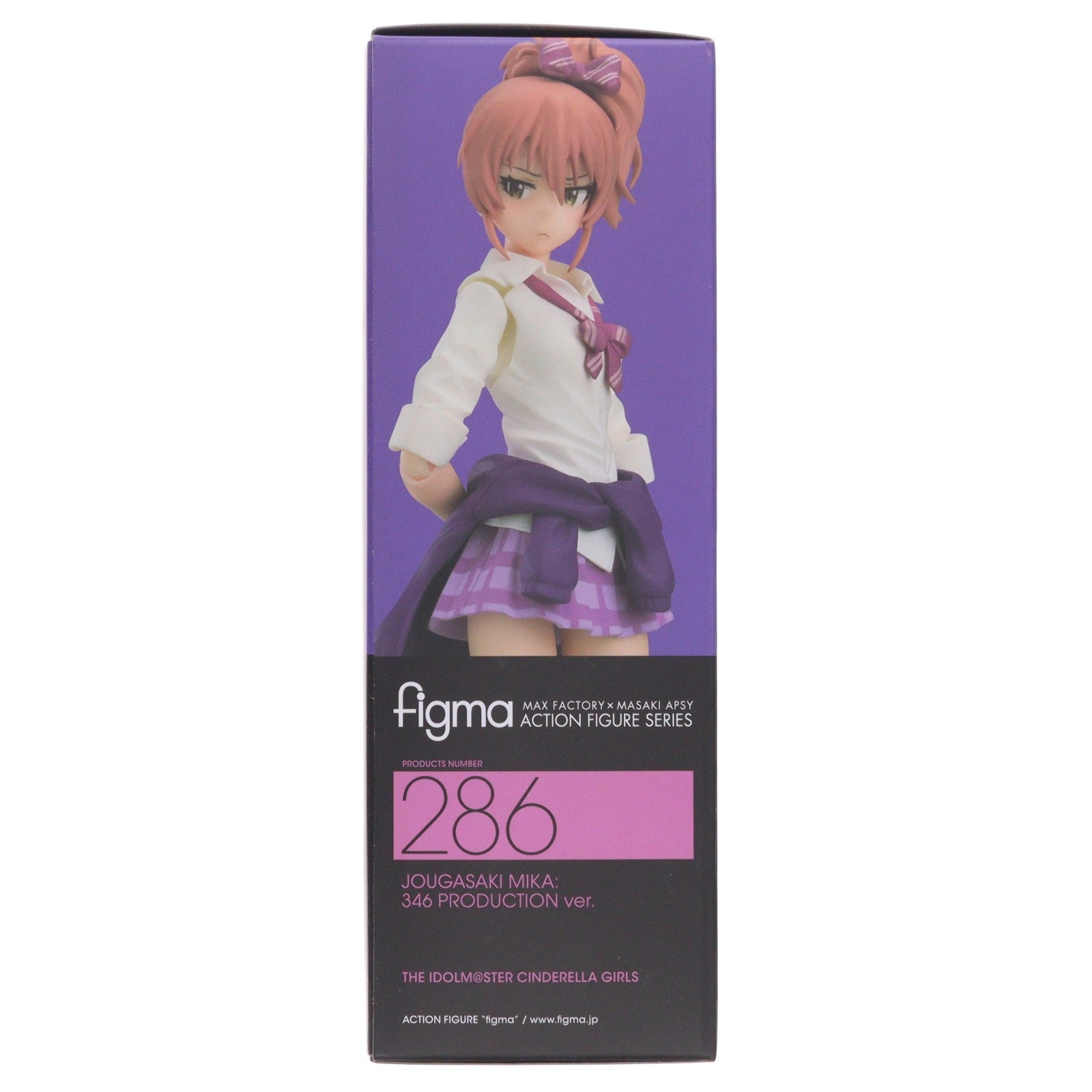 【中古即納】[FIG] GOODSMILE ONLINE SHOP限定特典付属 figma(フィグマ) 286 城ヶ崎美嘉 346プロダクションver. アイドルマスター シンデレラガールズ 完成品 可動フィギュア マックスファクトリー(20160730)
