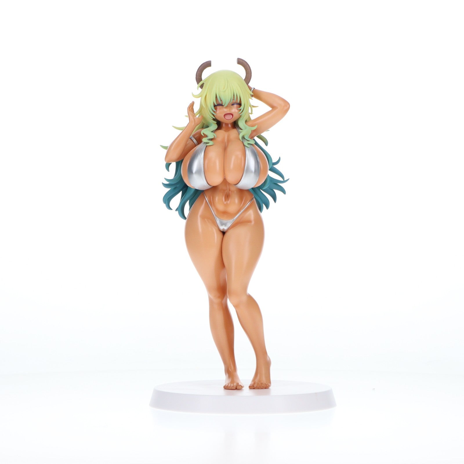 【中古即納】[FIG] ルコア ビキニスタイル 日焼けver. 小林さんちのメイドラゴン 1/7 完成品 フィギュア Q-six(キューシックス)(20240930)