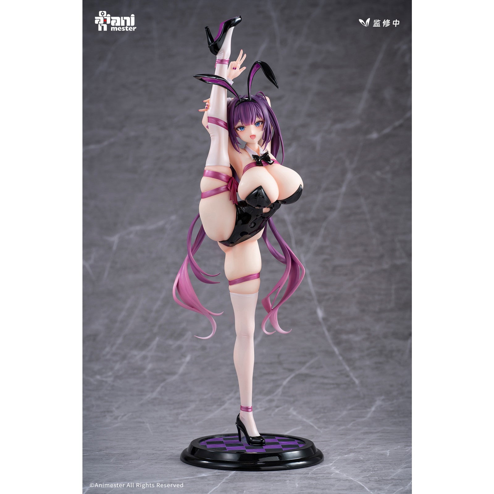 【中古即納】[FIG] 初回特典2種付属 プレゼントバニーガール ユナちゃん 1/4 完成品 フィギュア AniMester(アニメスター)(20251031)
