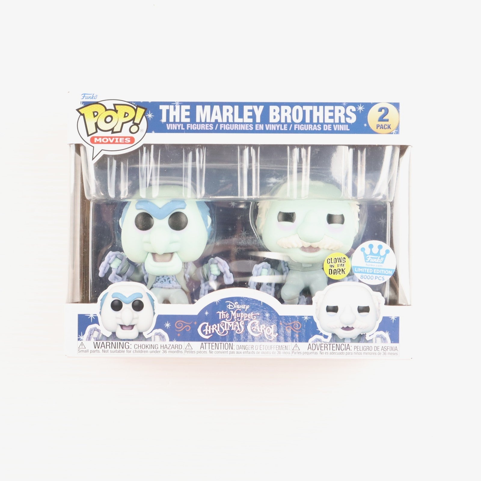 【中古即納】[FIG] POP! MOVIES マーレイブラザーズ Glow in the Dark 2 Pack マペットのクリスマス・キャロル 完成品 フィギュア FUNKO(ファンコ)(20231231)