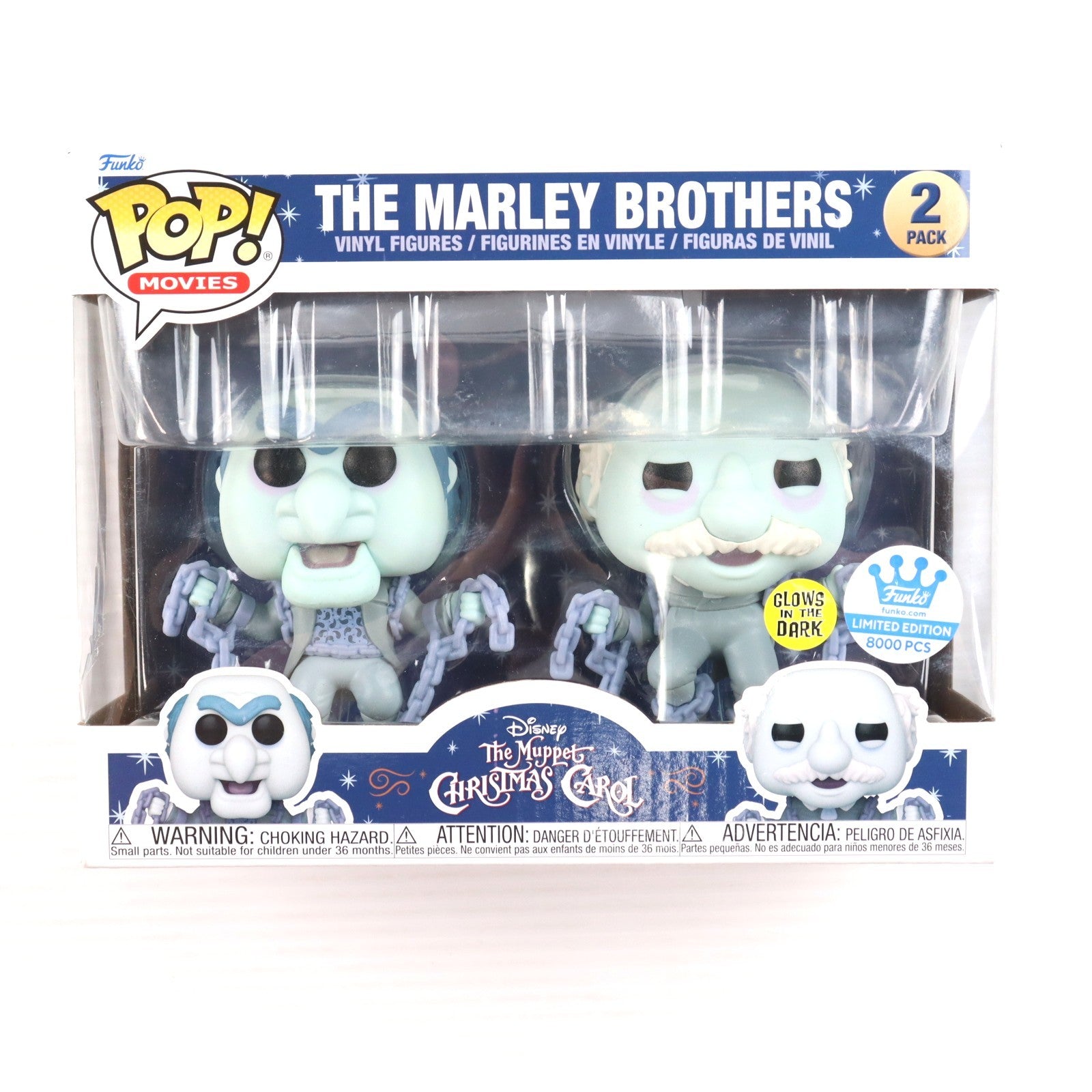 【中古即納】[FIG] POP! MOVIES マーレイブラザーズ Glow in the Dark 2 Pack マペットのクリスマス・キャロル 完成品 フィギュア FUNKO(ファンコ)(20231231)
