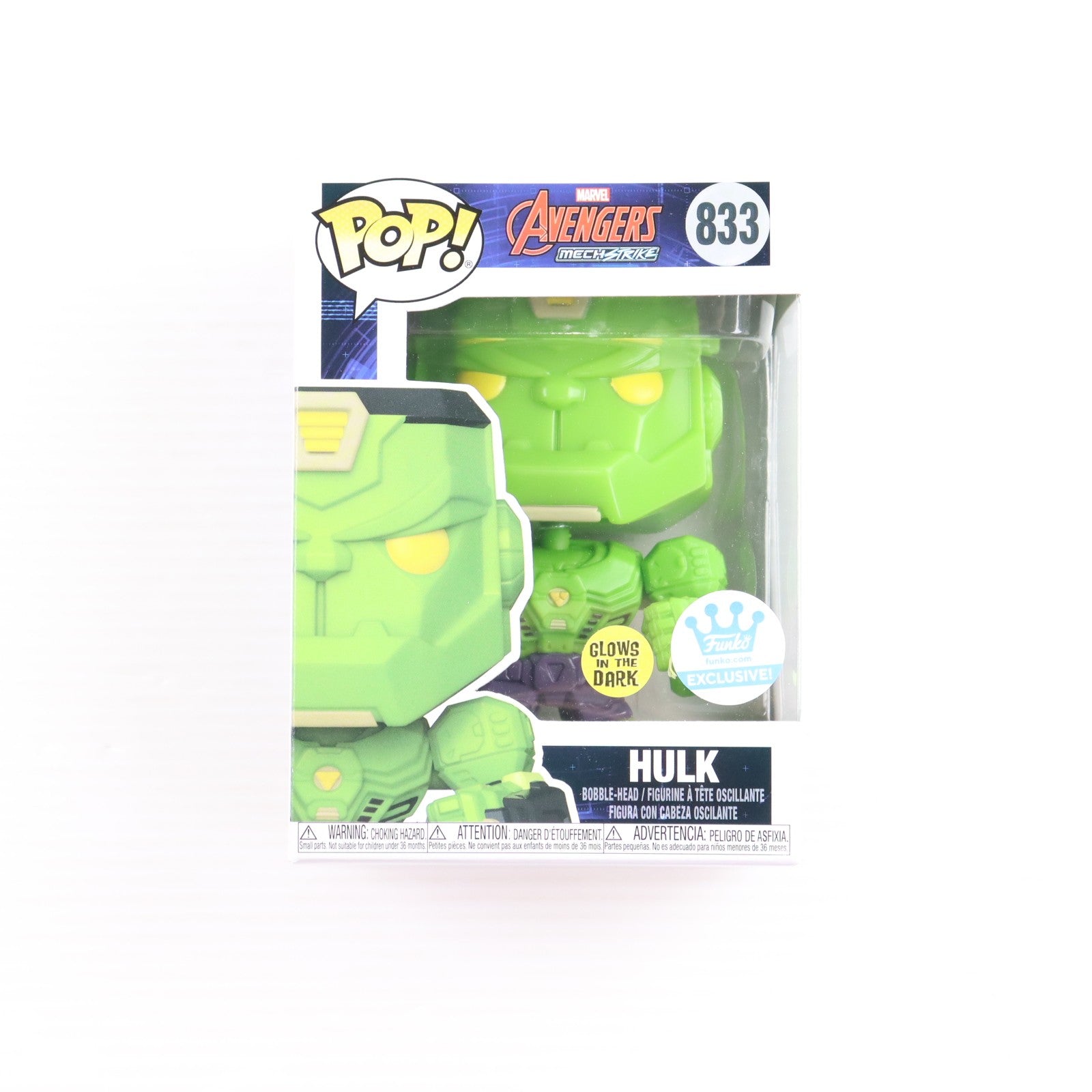 【中古即納】[FIG] Funko Shop限定 POP! 833 ハルク アベンジャーズ 完成品 フィギュア FUNKO(ファンコ)(20210308)