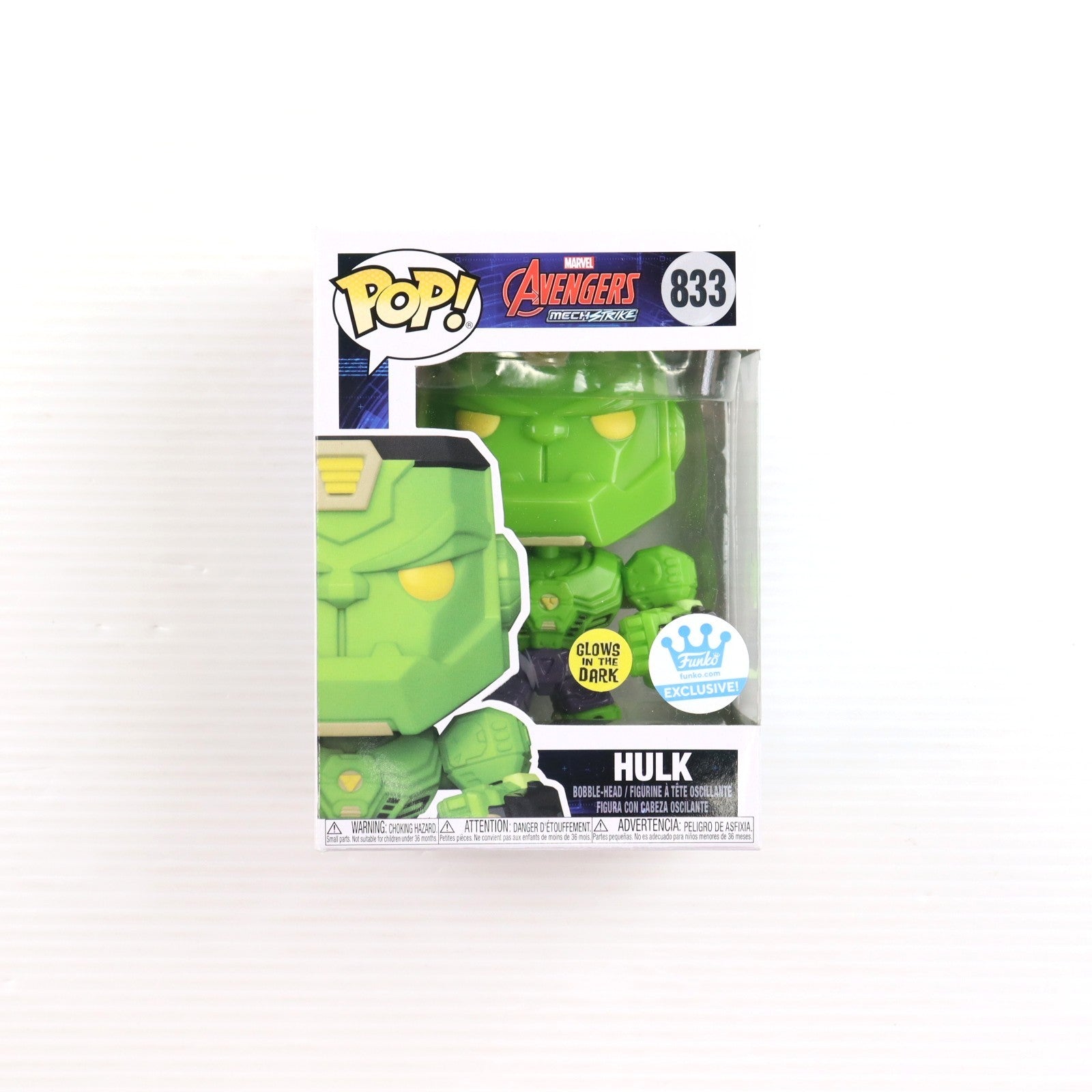 【中古即納】[FIG] Funko Shop限定 POP! 833 ハルク アベンジャーズ 完成品 フィギュア FUNKO(ファンコ)(20210308)