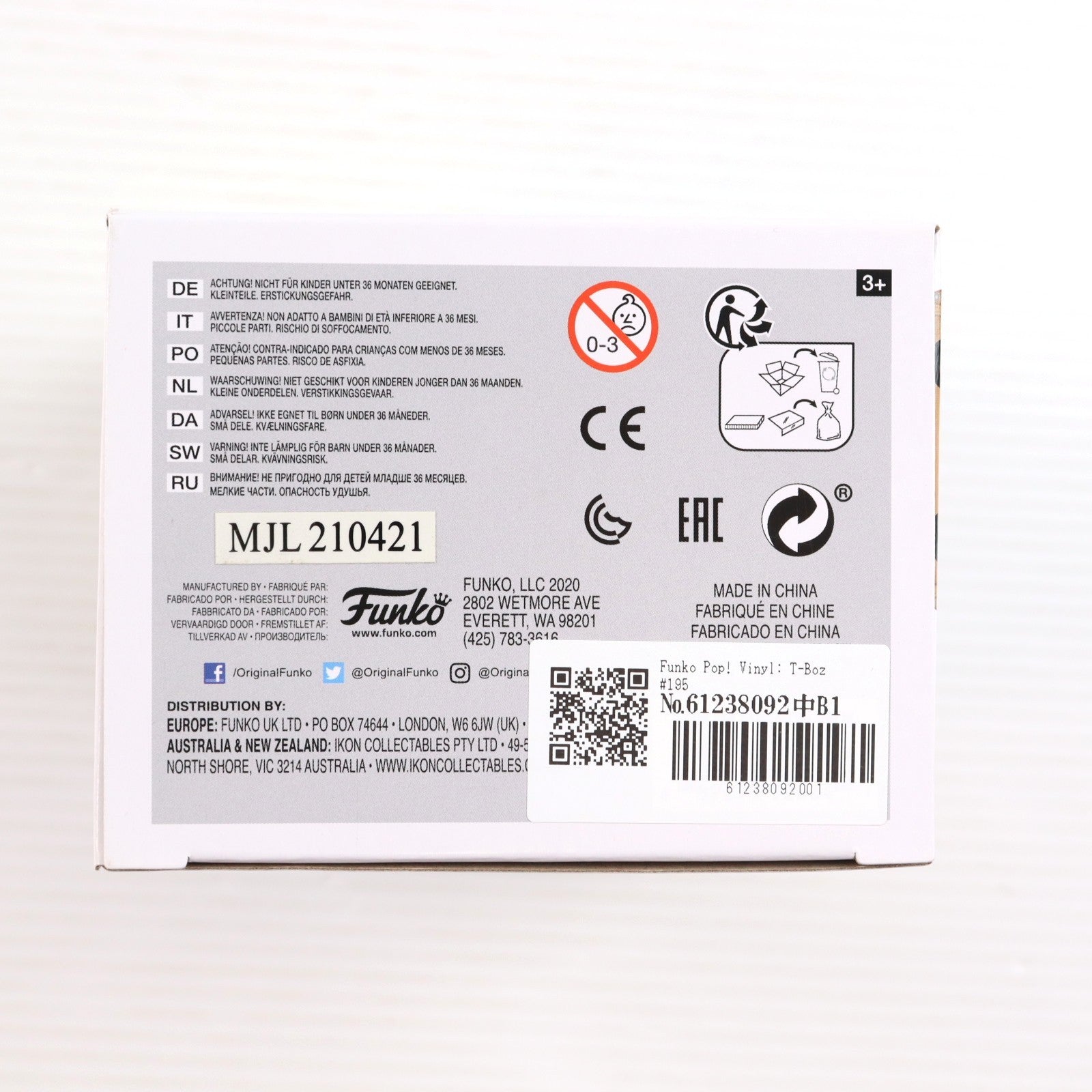 【中古即納】[FIG] POP! ROCKS 195 T-BOZ TLC 完成品 フィギュア FUNKO(ファンコ)(20201129)