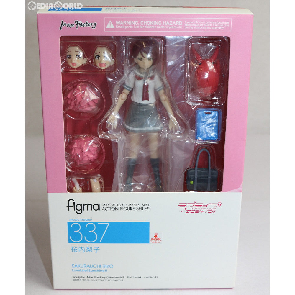 【中古即納】[FIG] figma(フィグマ) 337 桜内梨子(さくらうちりこ) ラブライブ!サンシャイン!! 完成品 可動フィギュア マックスファクトリー(20170729)