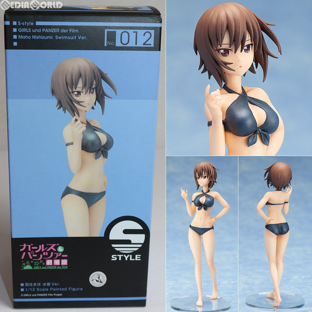 【中古即納】[FIG] S-style 西住まほ 水着Ver. ガールズ&パンツァー 劇場版 1/12 組立品 フィギュア FREEing(フリーイング)(20170723)