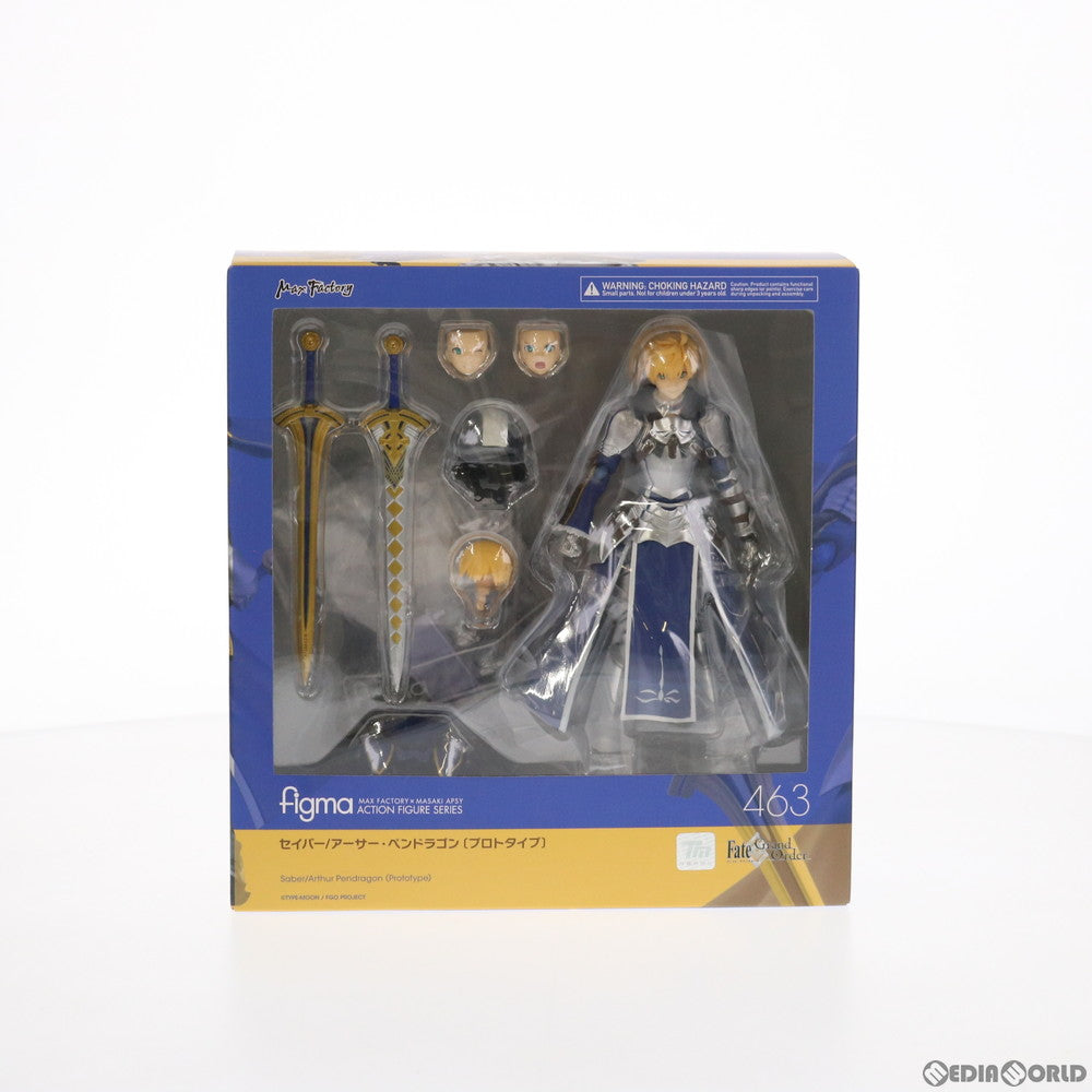 【中古即納】[FIG] figma(フィグマ) 463 セイバー/アーサー・ペンドラゴン〔プロトタイプ〕 Fate/Grand Order(フェイト/グランドオーダー) 完成品 可動フィギュア マックスファクトリー(20200731)