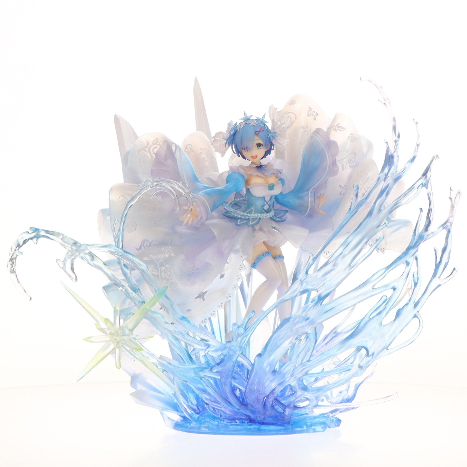 【中古即納】[FIG] レム -Crystal Dress Ver- Re:ゼロから始める異世界生活 1/7 完成品 フィギュア eStream/アルファサテライト(20200930)