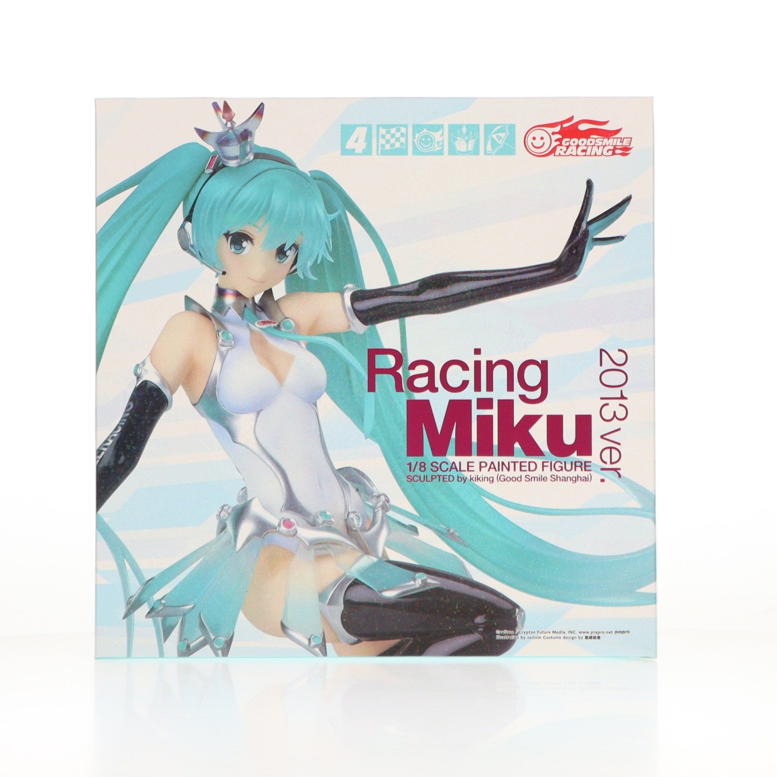 【中古即納】[FIG] レーシングミク 2013 ver. 初音ミク GTプロジェクト 1/8 完成品 フィギュア グッドスマイルレーシング(20140628)