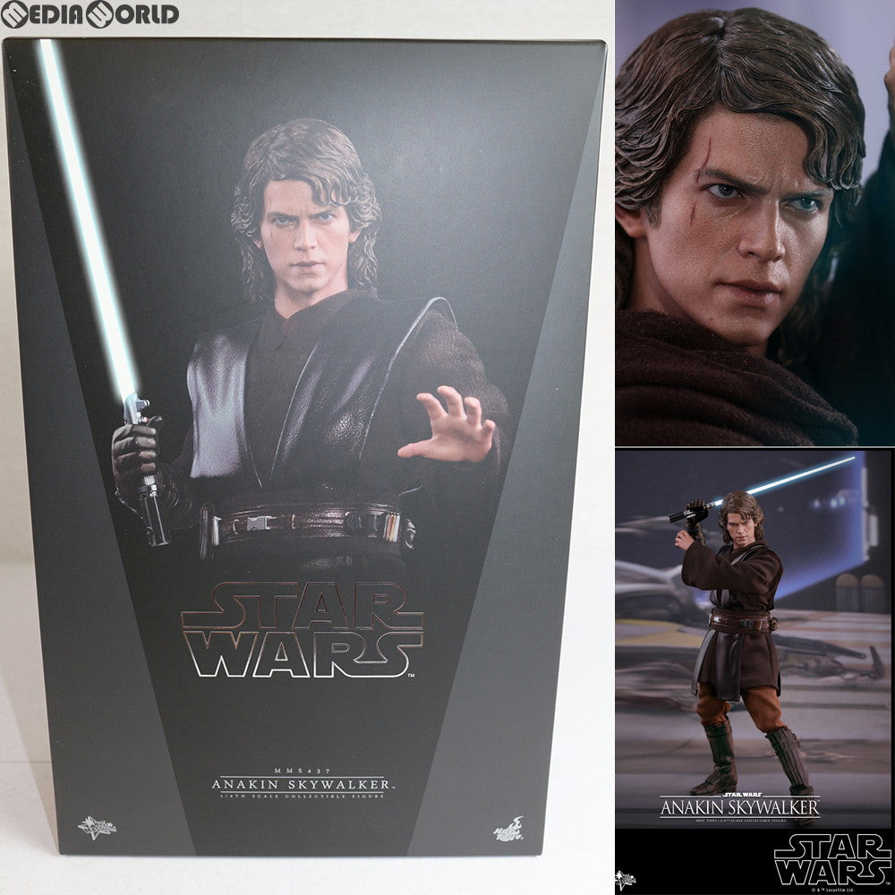 【中古即納】[FIG] ムービー・マスターピース アナキン・スカイウォーカー STAR WARS(スター・ウォーズ) エピソード3/シスの復讐 1/6 完成品 可動フィギュア(MM#437) ホットトイズ(20180530)