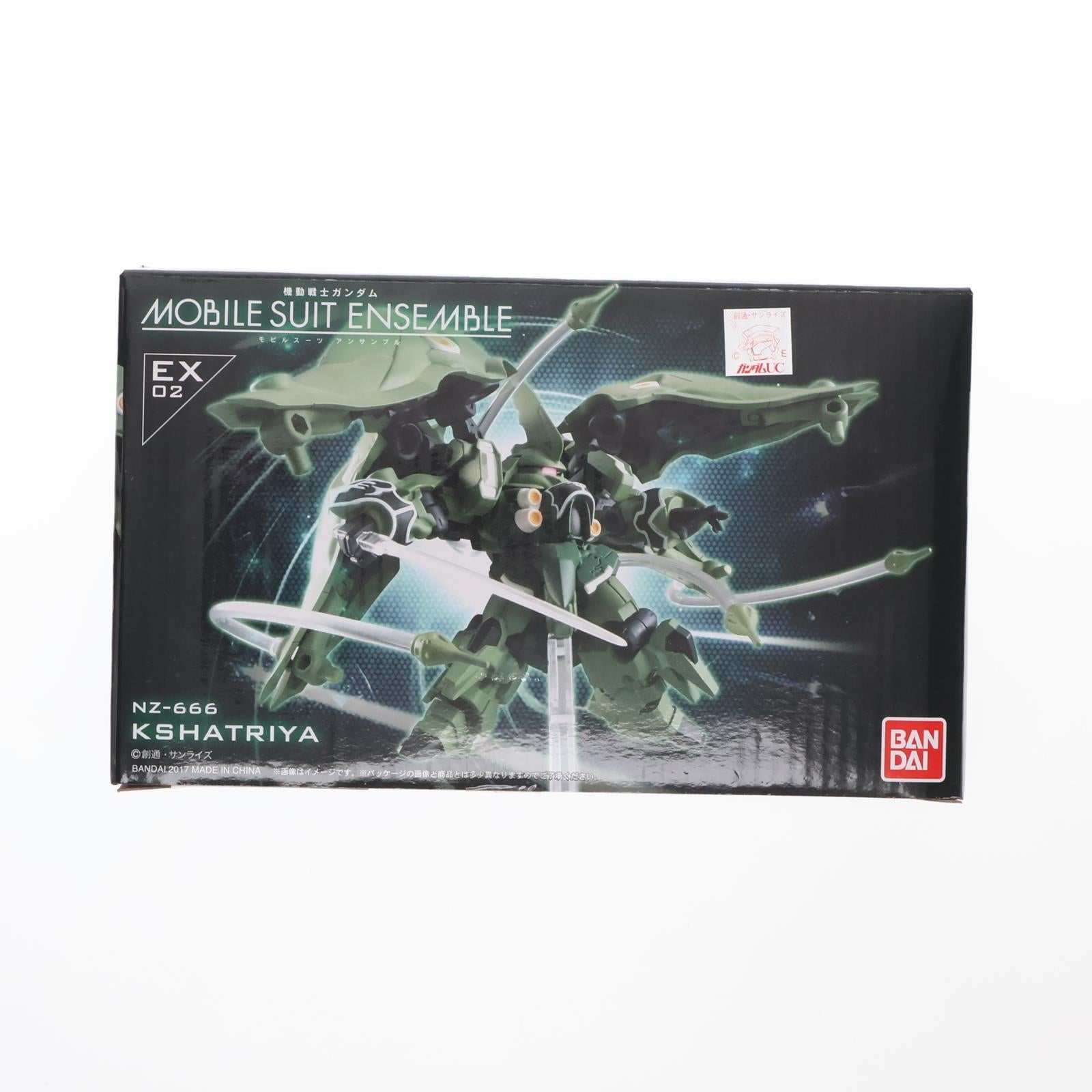 【中古即納】[FIG] プレミアムバンダイ限定 MOBILE SUIT ENSEMBLE(モビルスーツ アンサンブル) EX02 クシャトリヤ 機動戦士ガンダムUC(ユニコーン) 完成品 可動フィギュア バンダイ(20170731)
