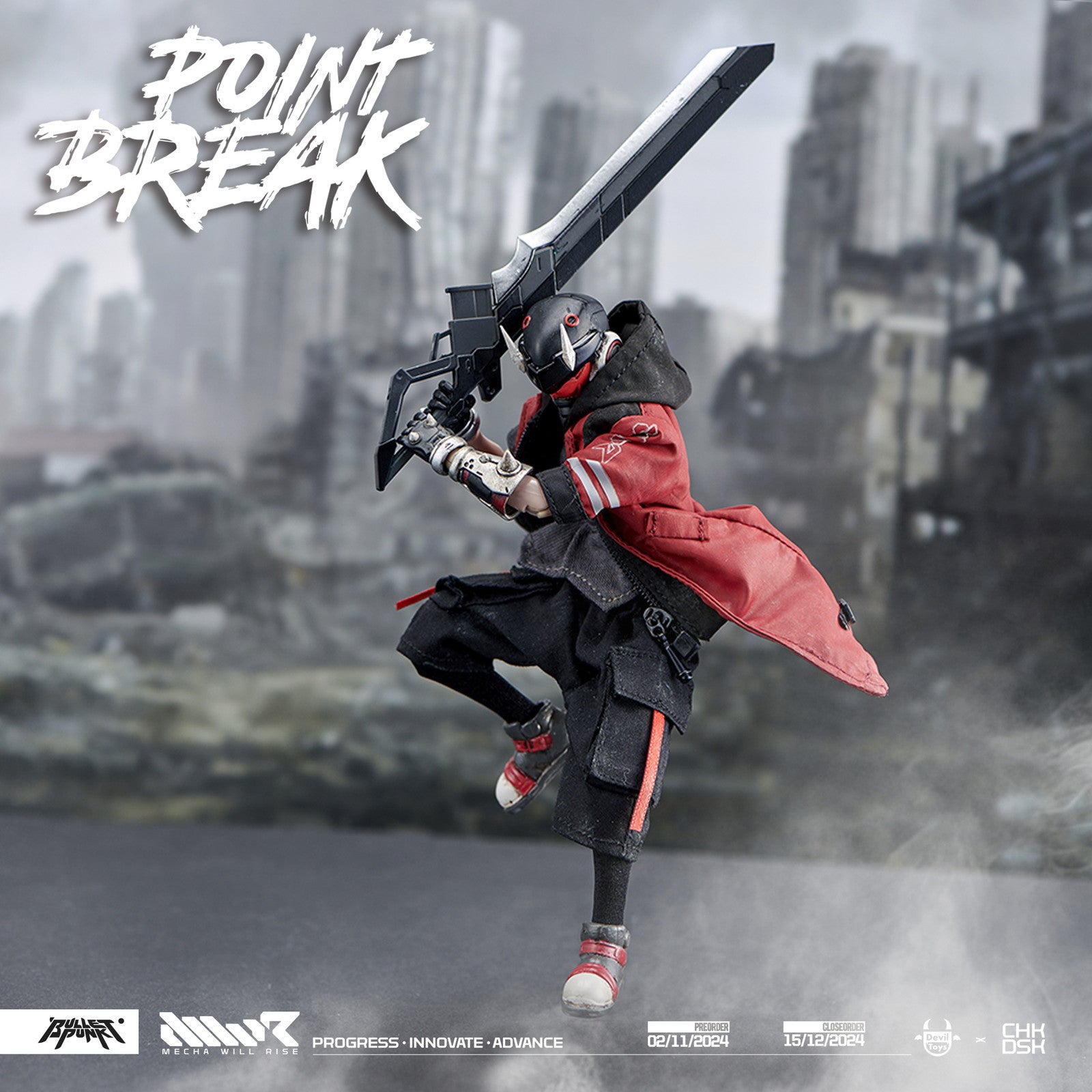 【中古即納】[FIG] DXIII(Point Break Version) 1:12 Scale Action Figure POINT BREAK(ポイント・ブレイク) 1/12 完成品 可動フィギュア Devil Toys(デビルトイズ)(20250630)