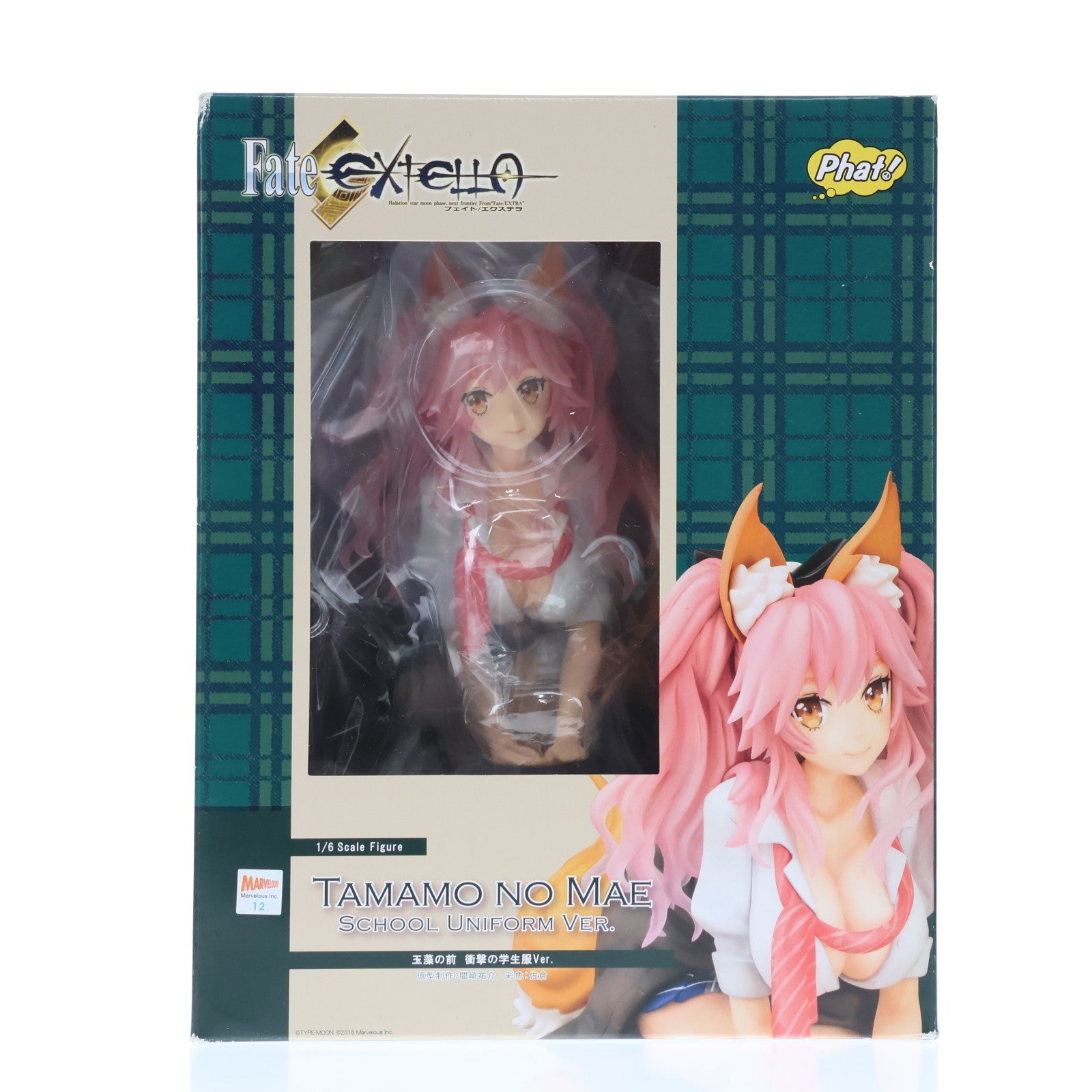 【中古即納】[FIG] 玉藻の前(たまものまえ) 衝撃の学生服Ver. Fate/EXTELLA(フェイト/エクステラ) 1/6 完成品 フィギュア Phat!(ファット・カンパニー)(20180830)