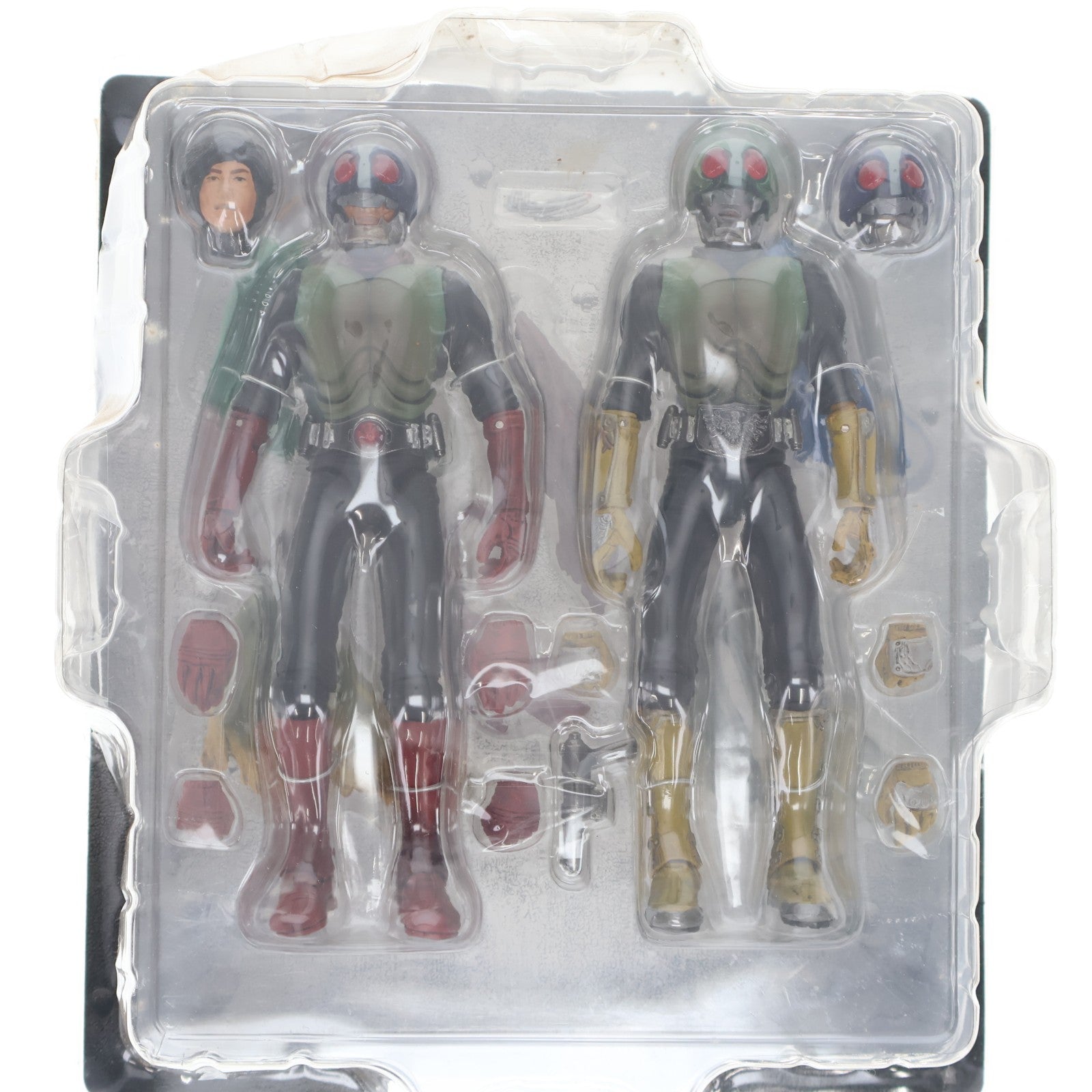 【中古即納】[FIG] S.I.C. VOL.15 仮面ライダー2号&ショッカーライダー 完成品 可動フィギュア バンダイ(20020801)
