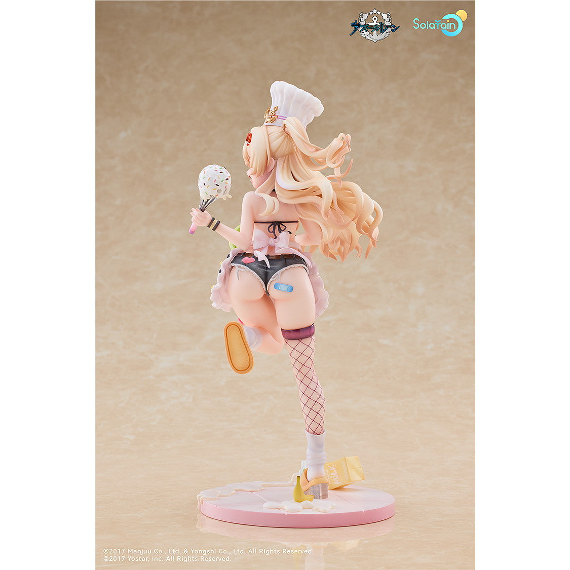 【中古即納】[FIG] カード付属 バッチ アニバーサリーイラスト Ver. ぬいぐるみ セット アズールレーン 1/7 完成品 フィギュア Solarain(ソラレーン)(20250731)