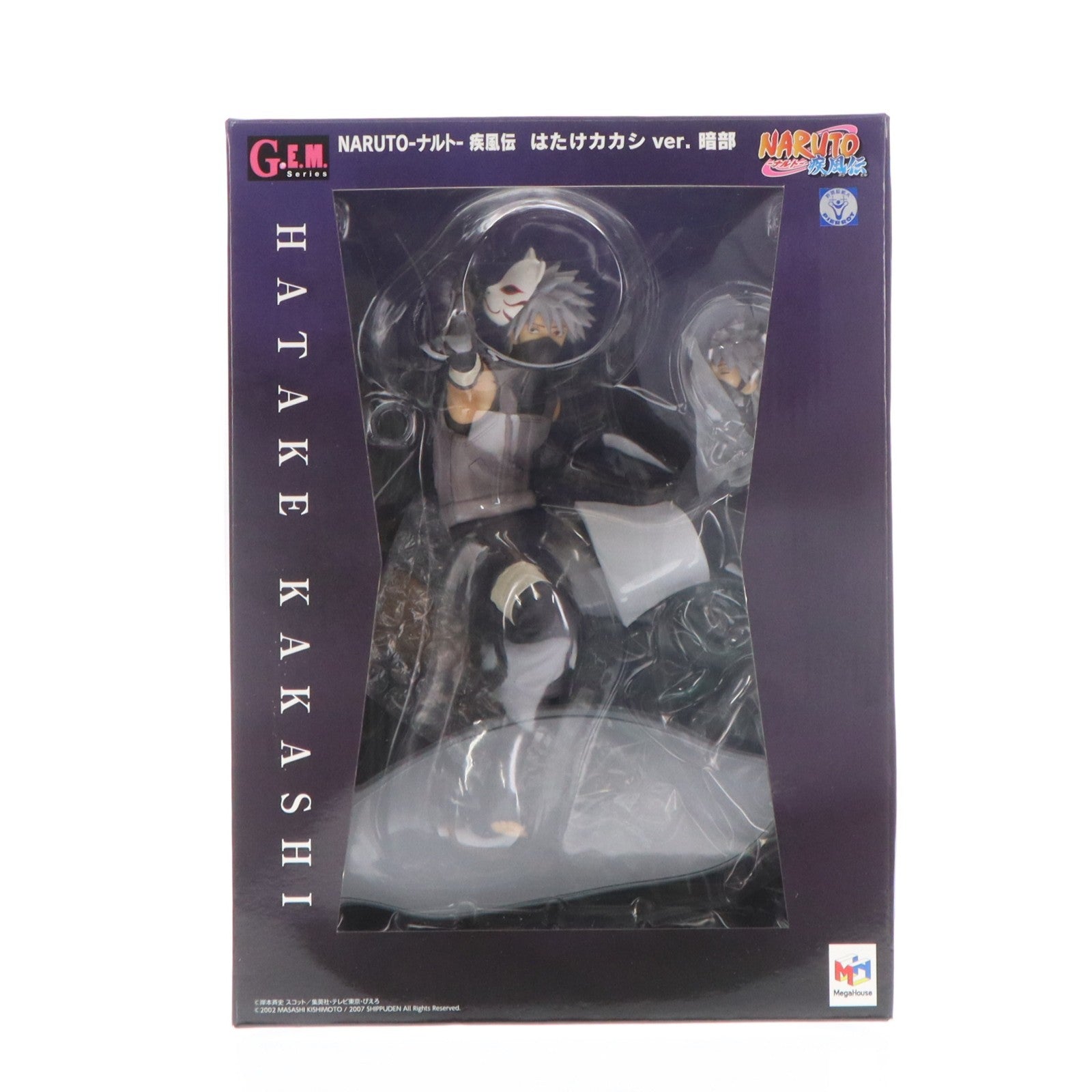 【中古即納】[FIG] (再々販) G.E.M.シリーズ はたけカカシ ver.暗部 NARUTO-ナルト- 疾風伝 1/8 完成品 フィギュア 一部オンラインショップ限定 メガハウス(20140913)