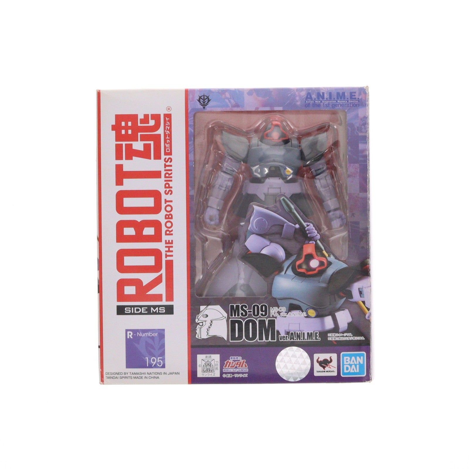 【中古即納】[FIG] (再販) ROBOT魂(SIDE MS) MS-09 ドム ver. A.N.I.M.E. 機動戦士ガンダム 完成品 可動フィギュア バンダイスピリッツ(20210731)