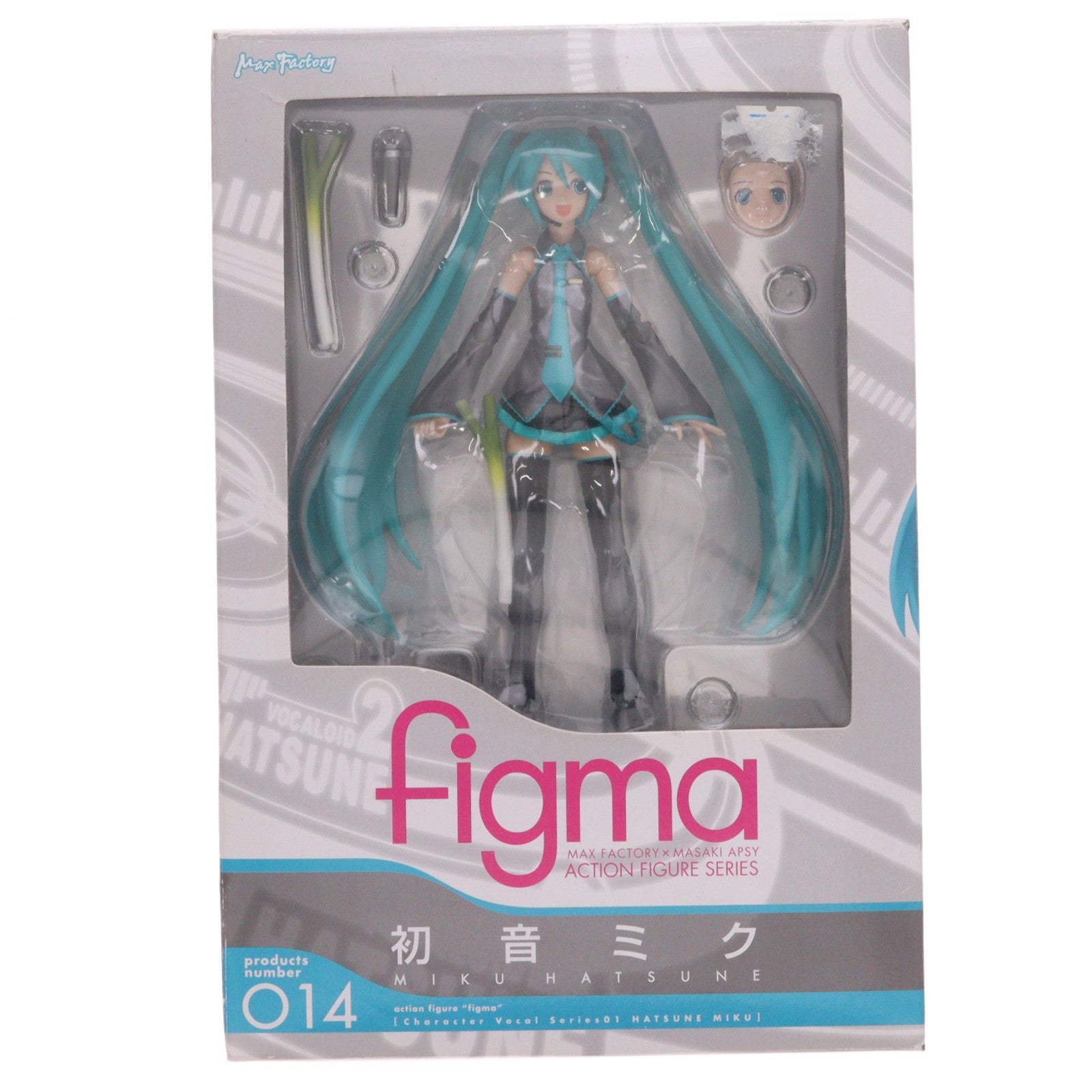 【中古即納】[FIG] figma(フィグマ) 014 初音ミク キャラクター・ボーカル・シリーズ01 初音ミク 完成品 可動フィギュア マックスファクトリー(20080910)