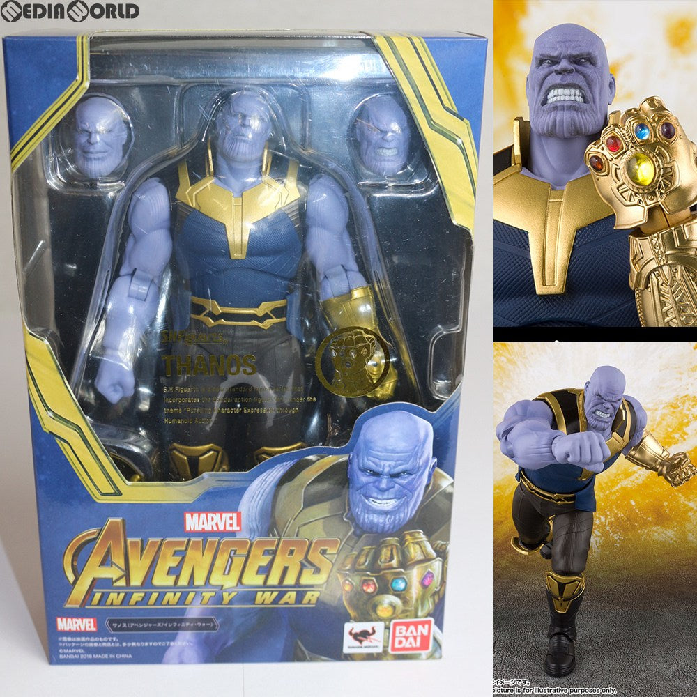 【中古即納】[FIG] S.H.Figuarts(フィギュアーツ) サノス(アベンジャーズ/インフィニティ・ウォー) 完成品 フィギュア バンダイ(20180616)