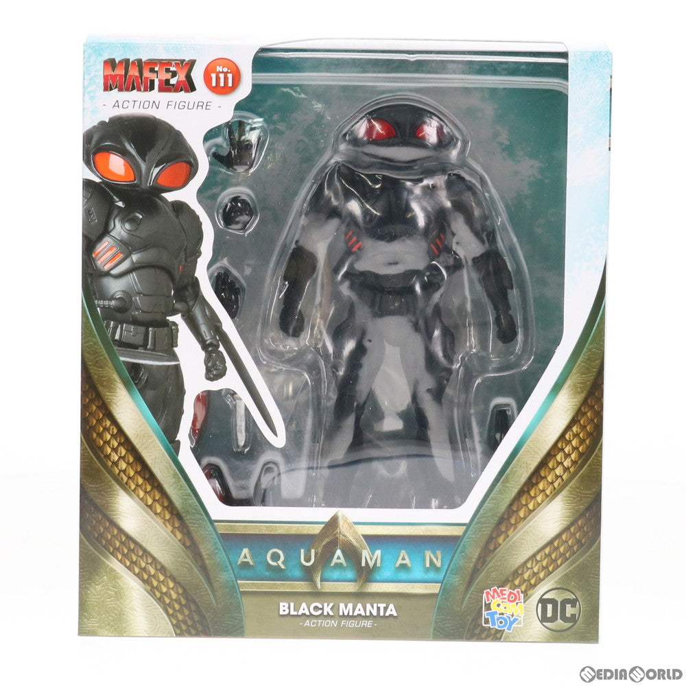 【中古即納】[FIG] マフェックス No.111 MAFEX BLACK MANTA(ブラックマンタ) AQUAMAN(アクアマン) 完成品 可動フィギュア メディコム・トイ(20210130)